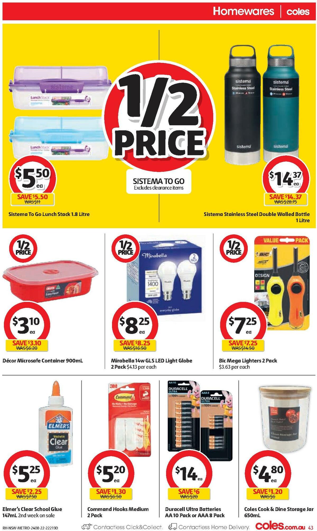 Coles Catalogues from 24 August