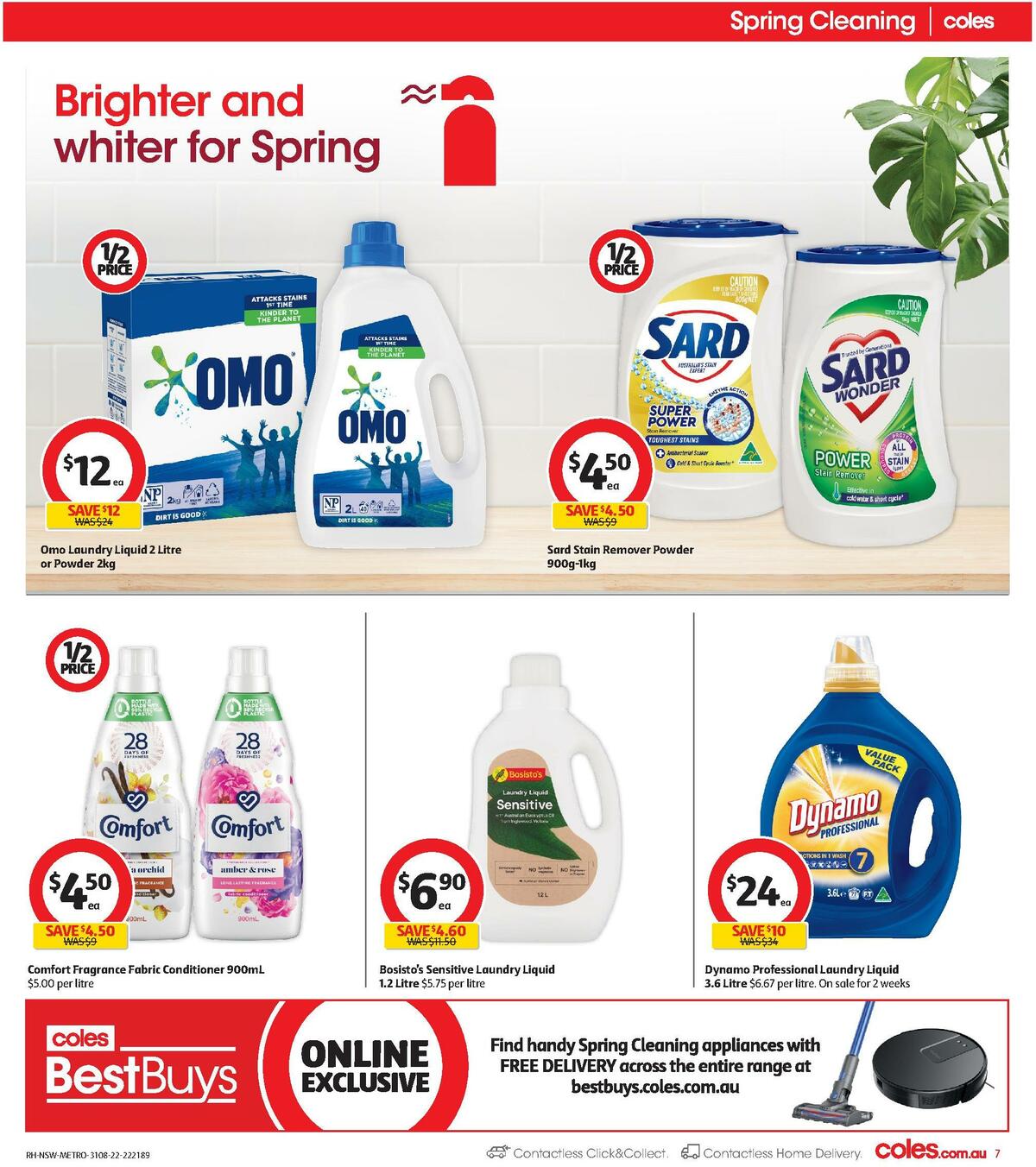 Coles Spring Cleaning Catalogues from 31 August