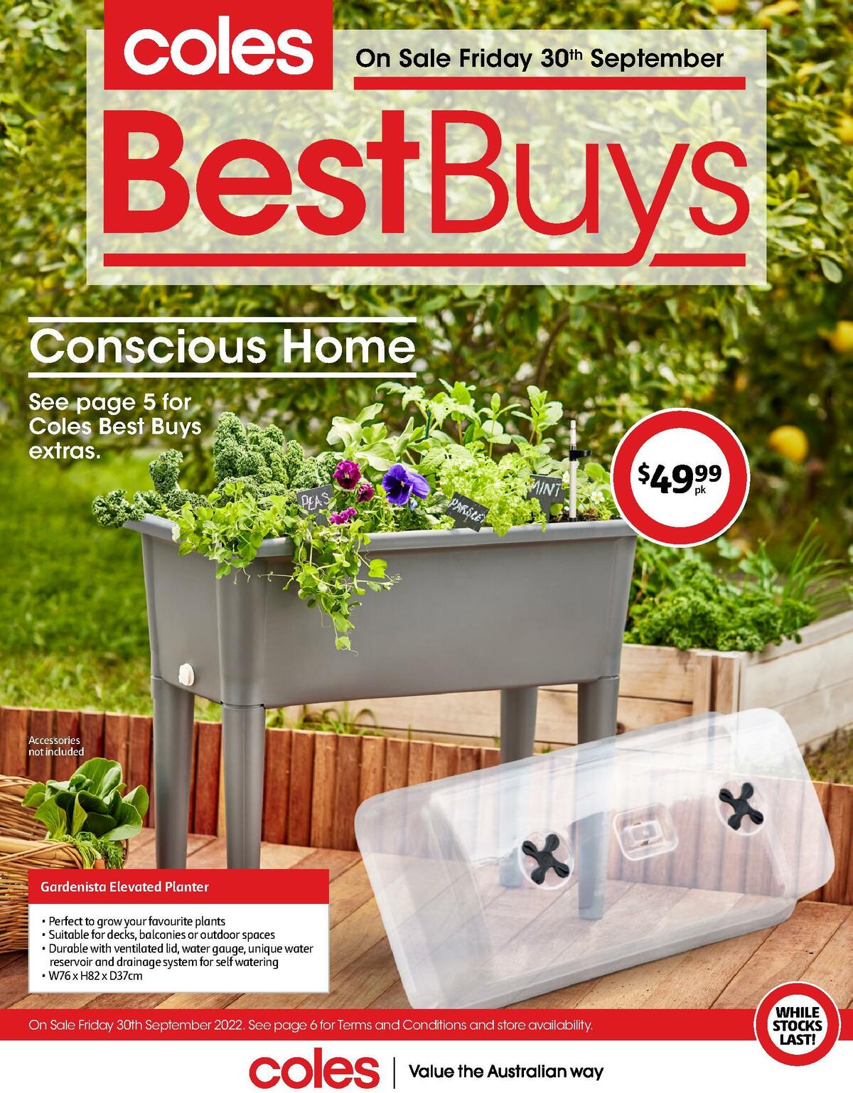 Coles Best Buys - Conscious Home Catalogues from 30 September