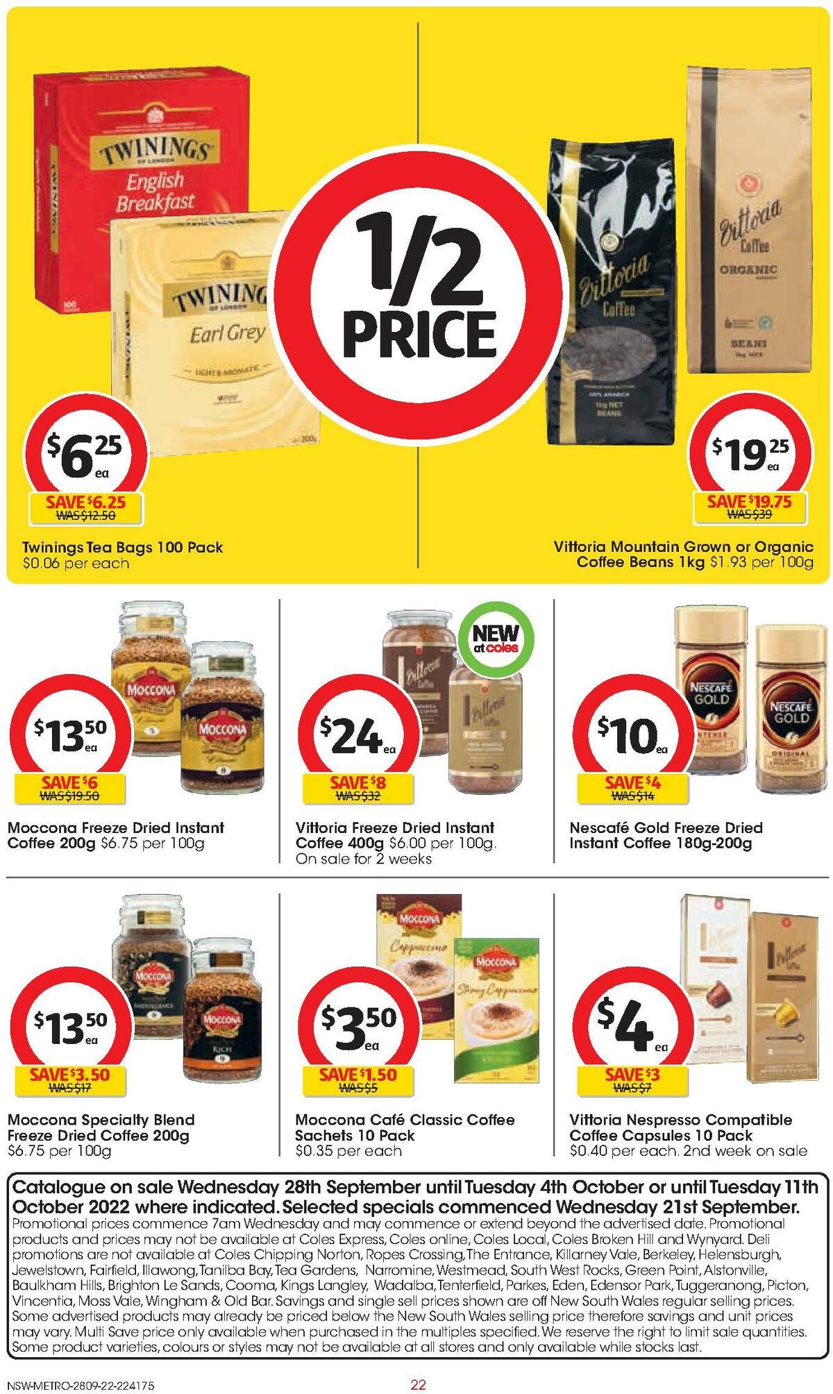Coles Catalogues from 28 September