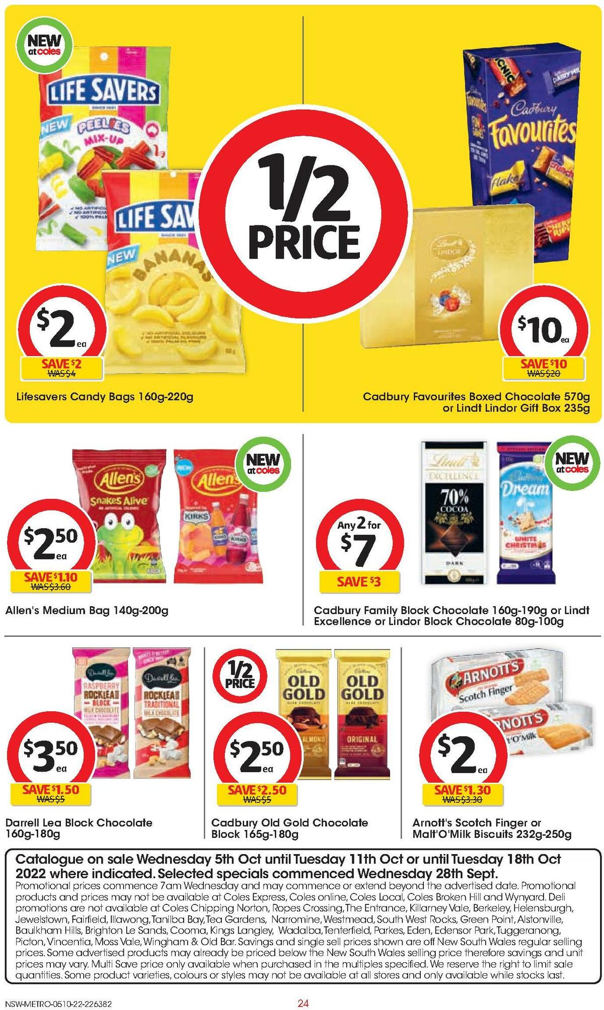 Coles Catalogues from 5 October