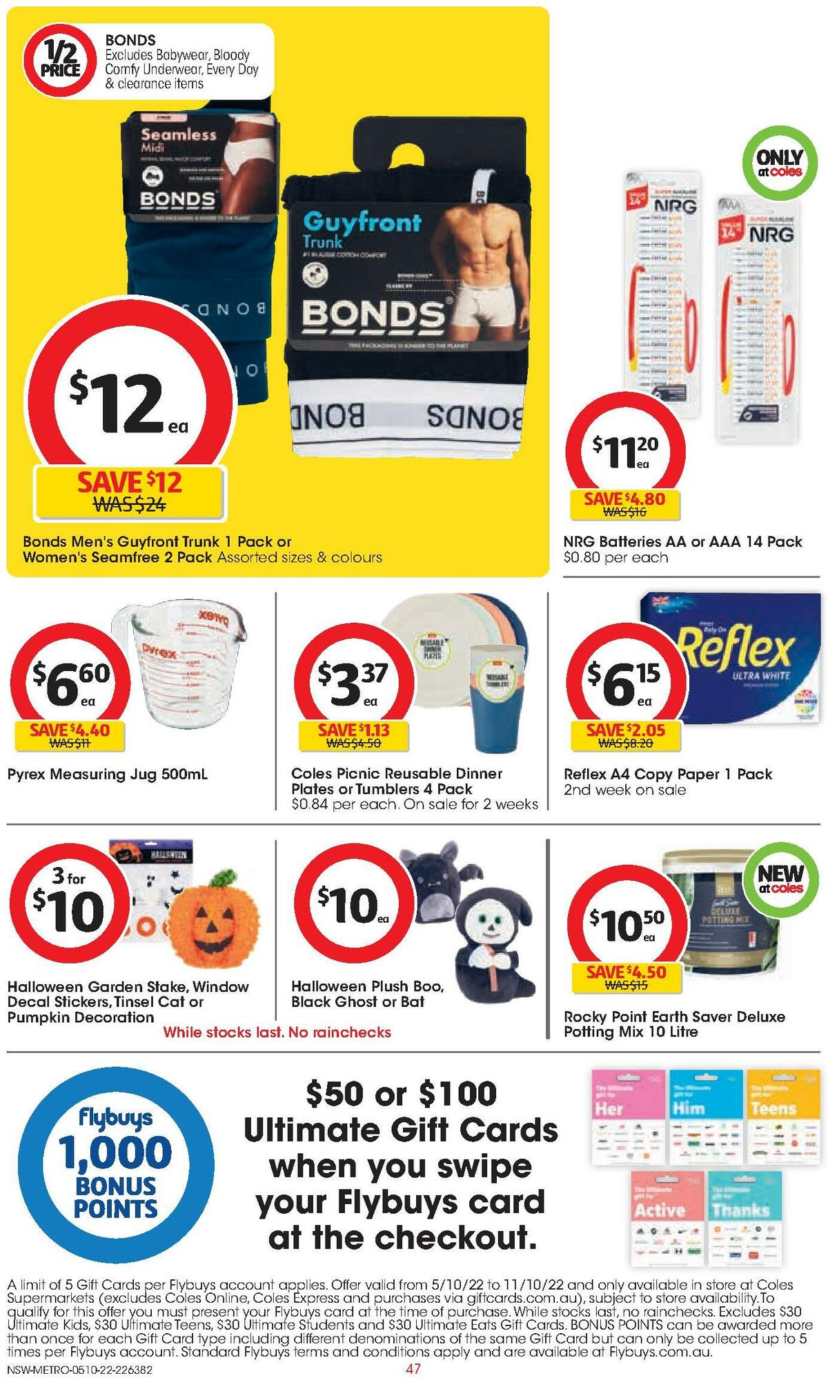 Coles Catalogues from 5 October