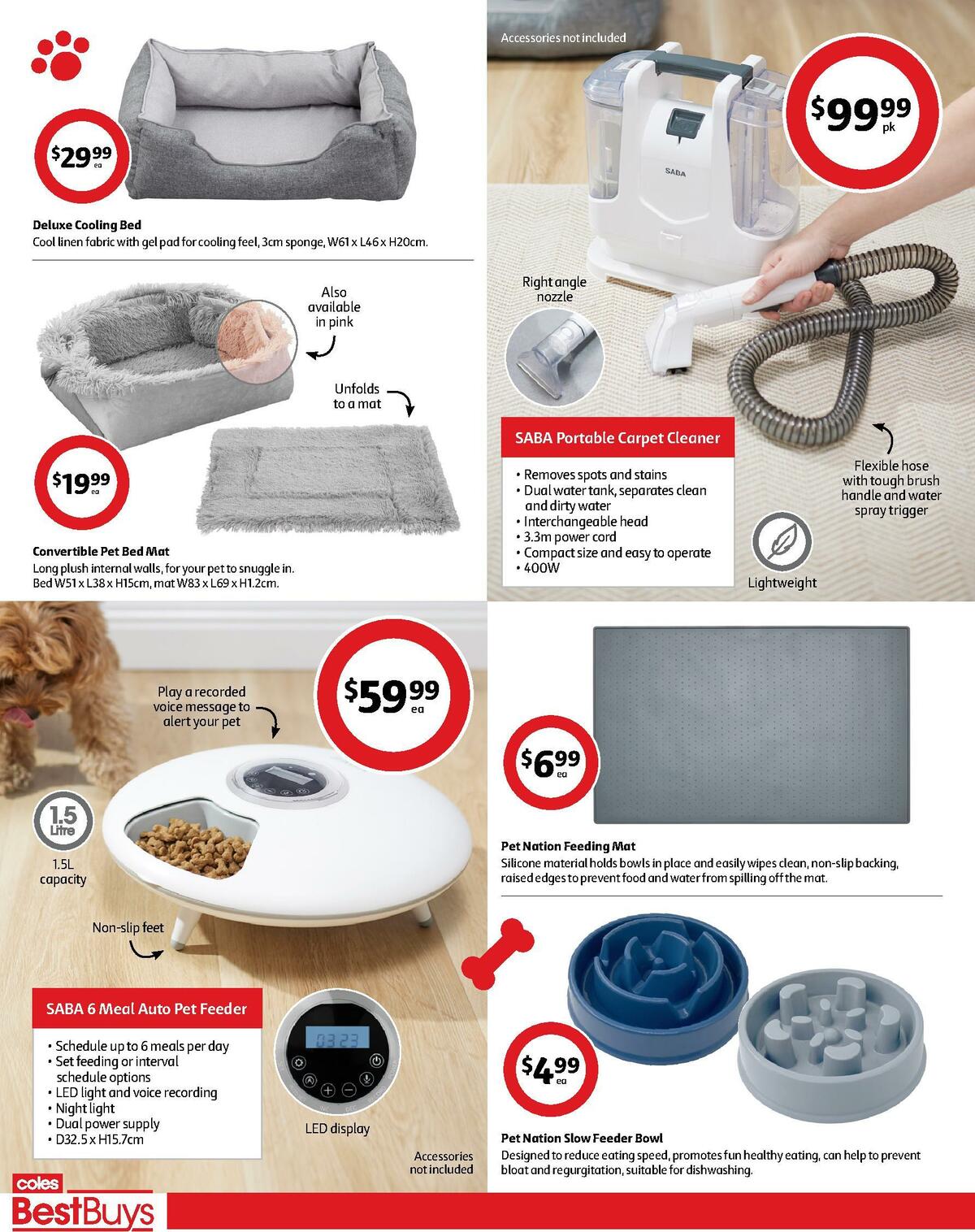 Coles Best Buys - Pampered Pets Catalogues from 7 October