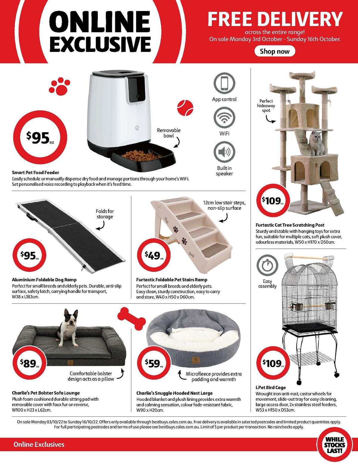 Coles Best Buys - Pampered Pets Catalogues from 7 October