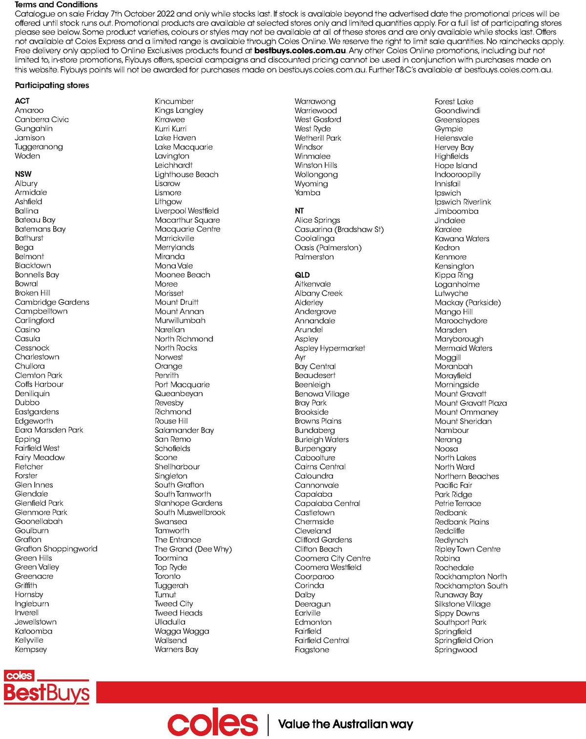 Coles Best Buys - Pampered Pets Catalogues from 7 October