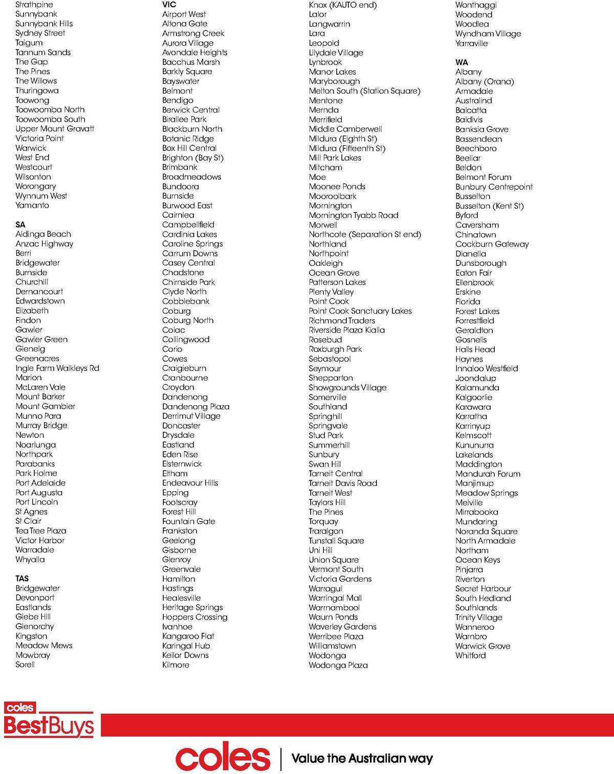 Coles Best Buys - Pampered Pets Catalogues from 7 October