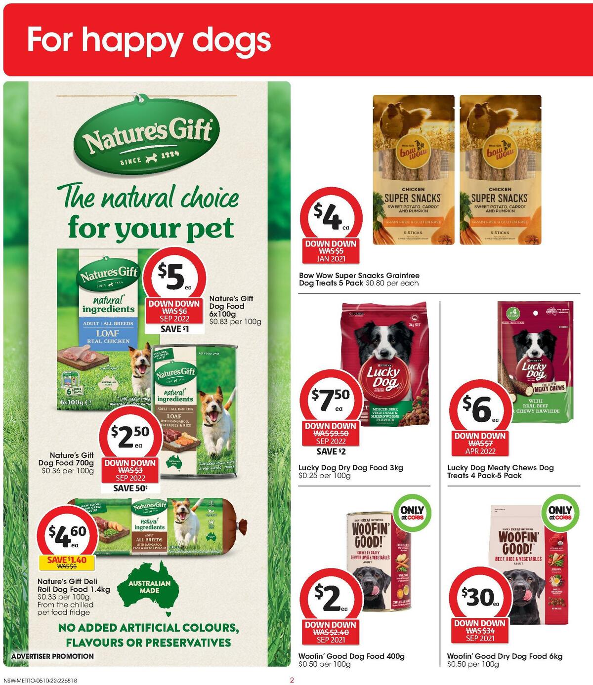 Coles Pet Event Catalogues from 5 October