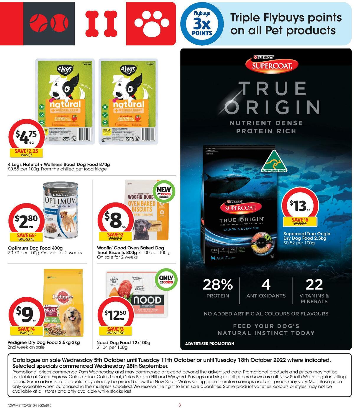 Coles Pet Event Catalogues from 5 October