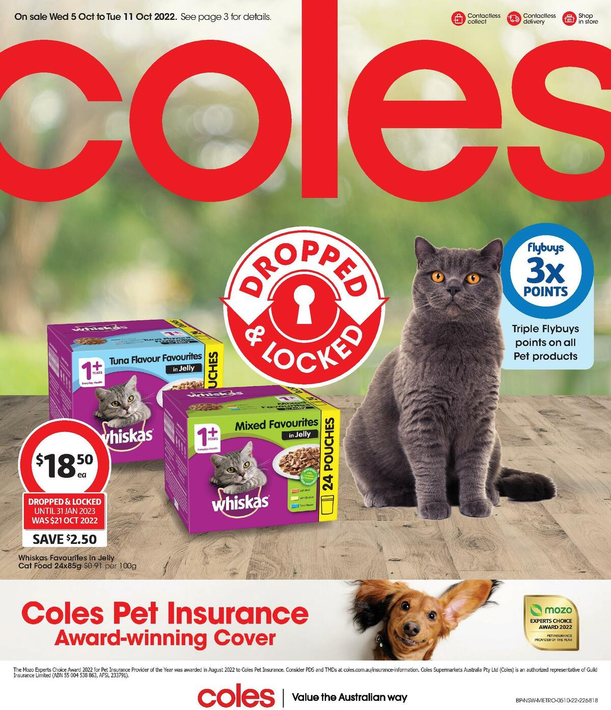 Coles Pet Event Catalogues from 5 October