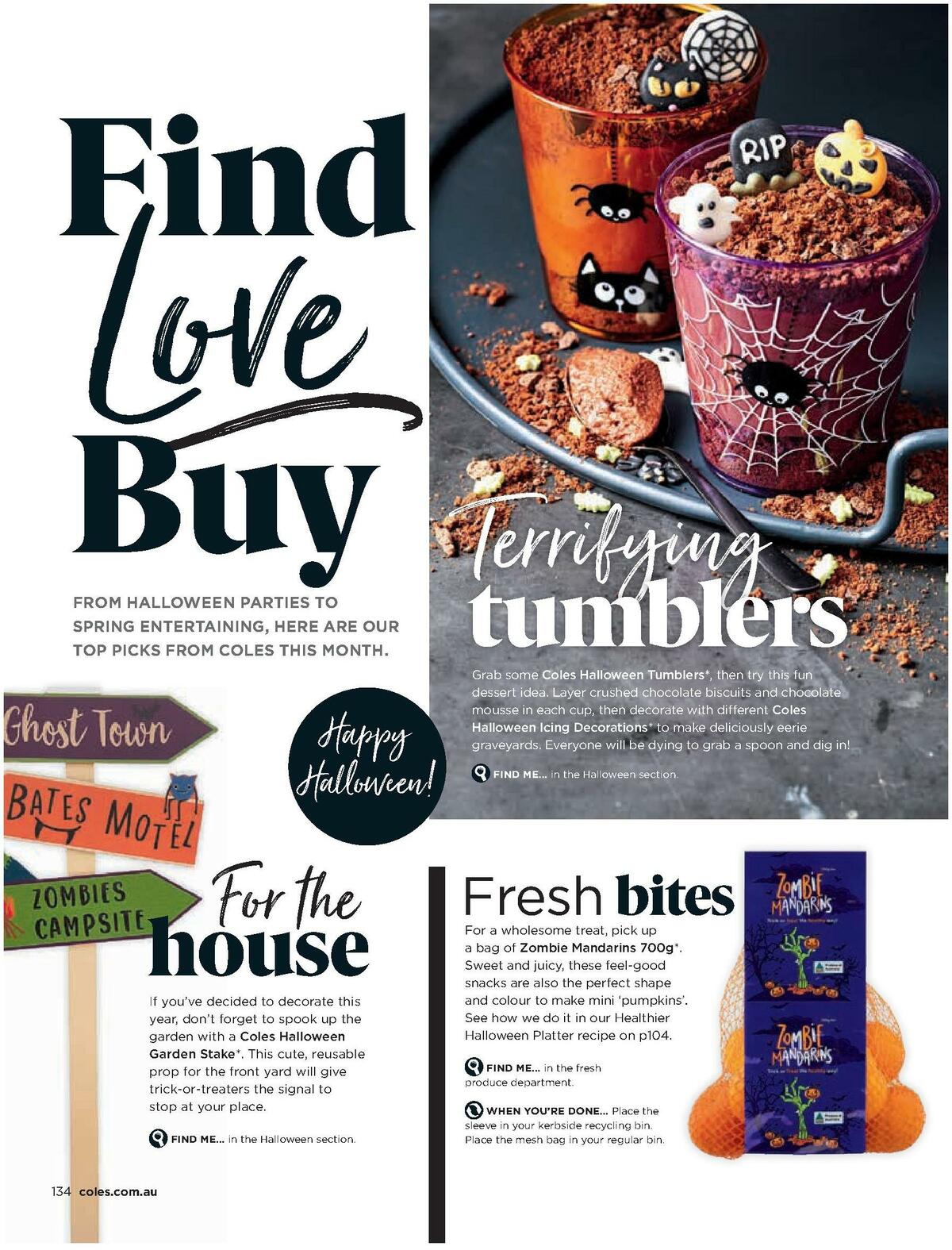 Coles Magazine October Catalogues from 1 October