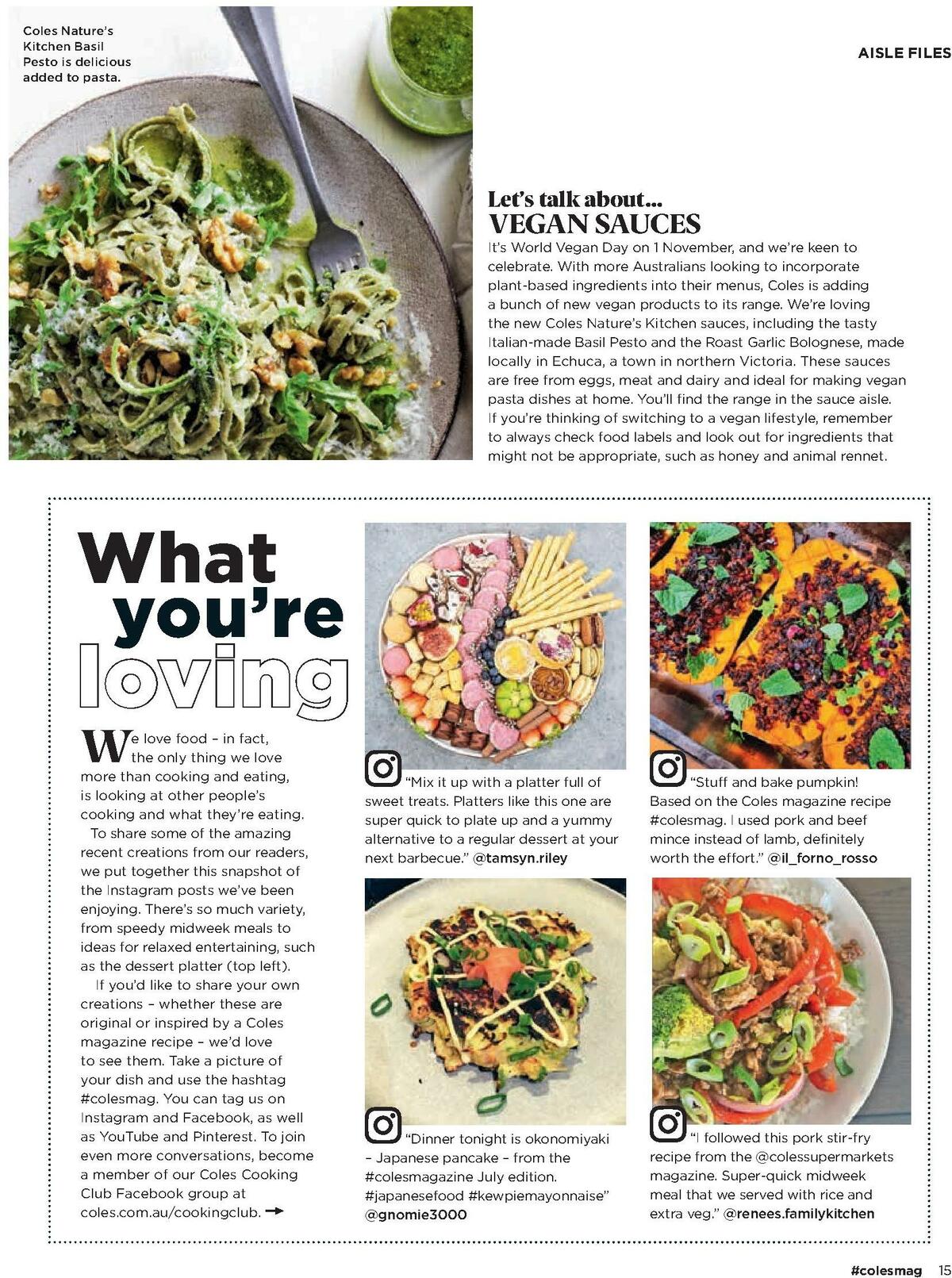 Coles Magazine October Catalogues from 1 October