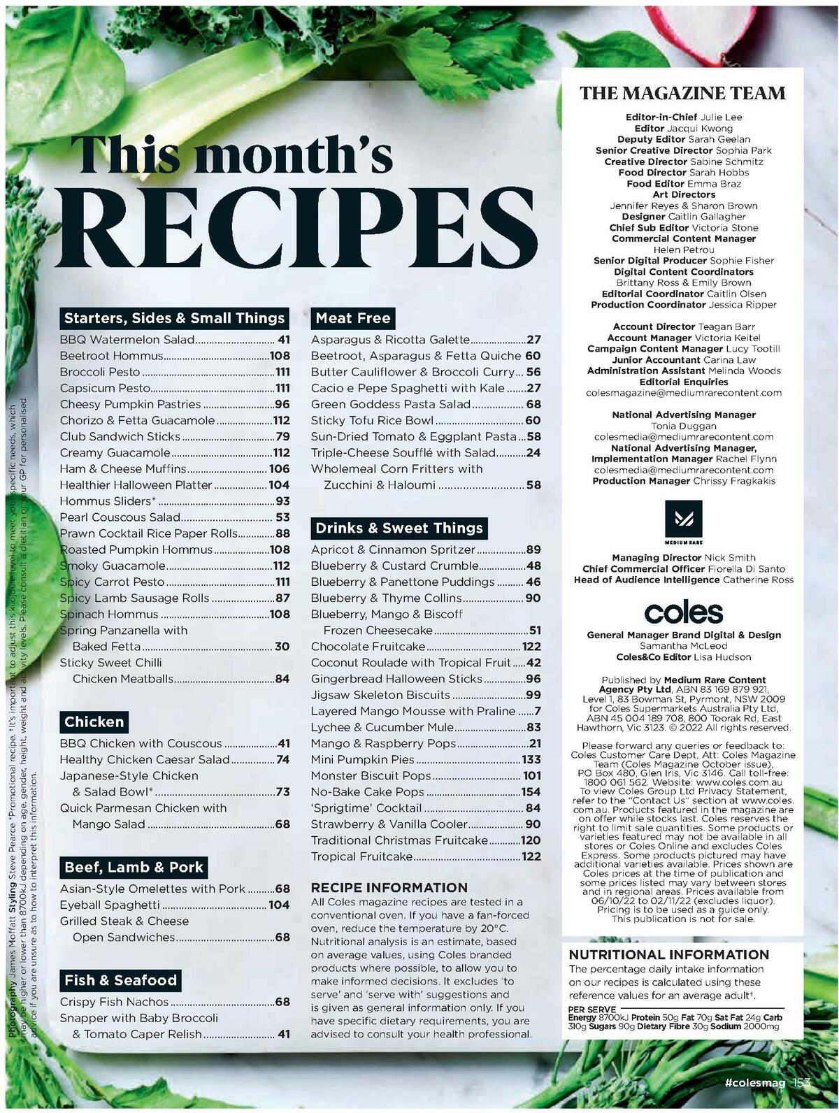 Coles Magazine October Catalogues from 1 October