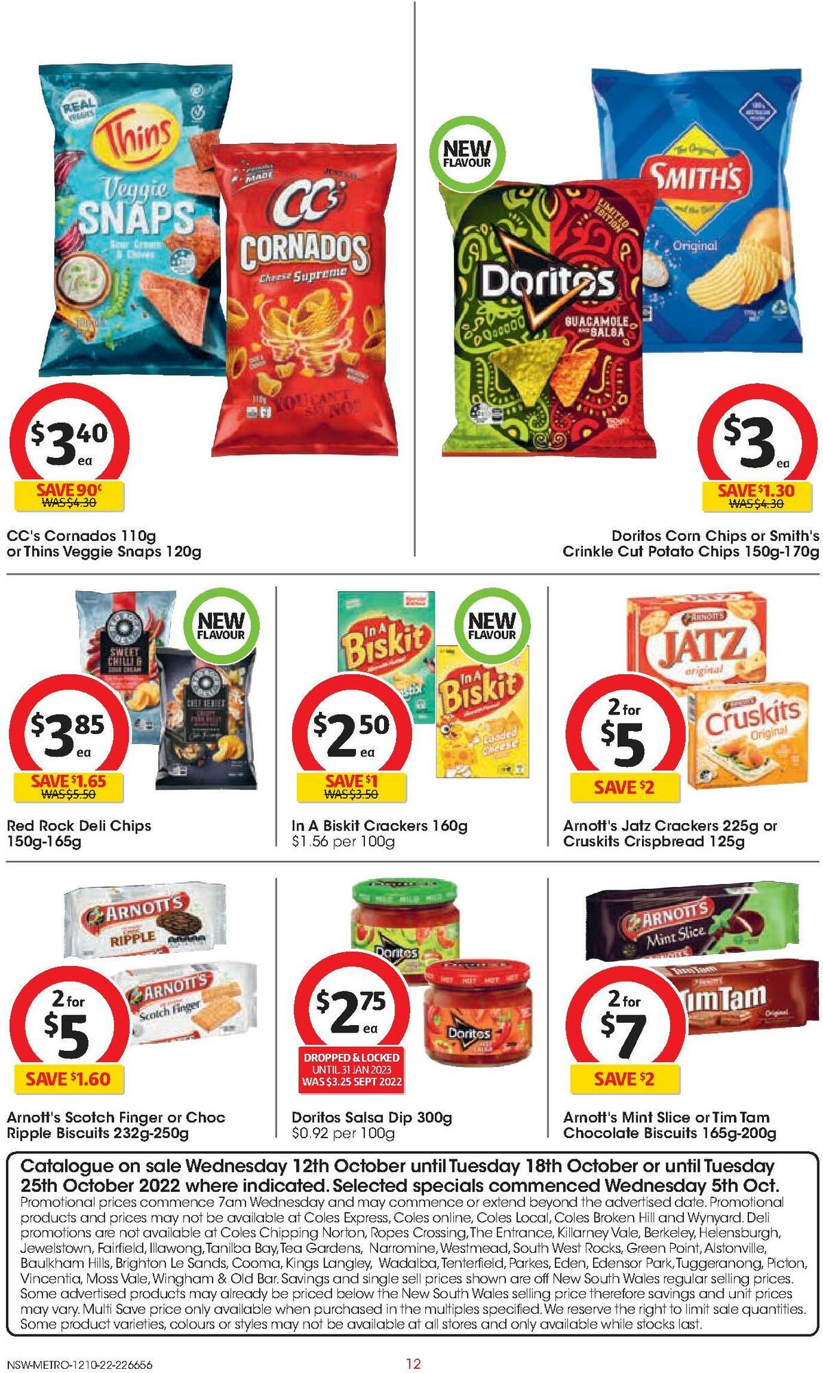 Coles Catalogues from 12 October