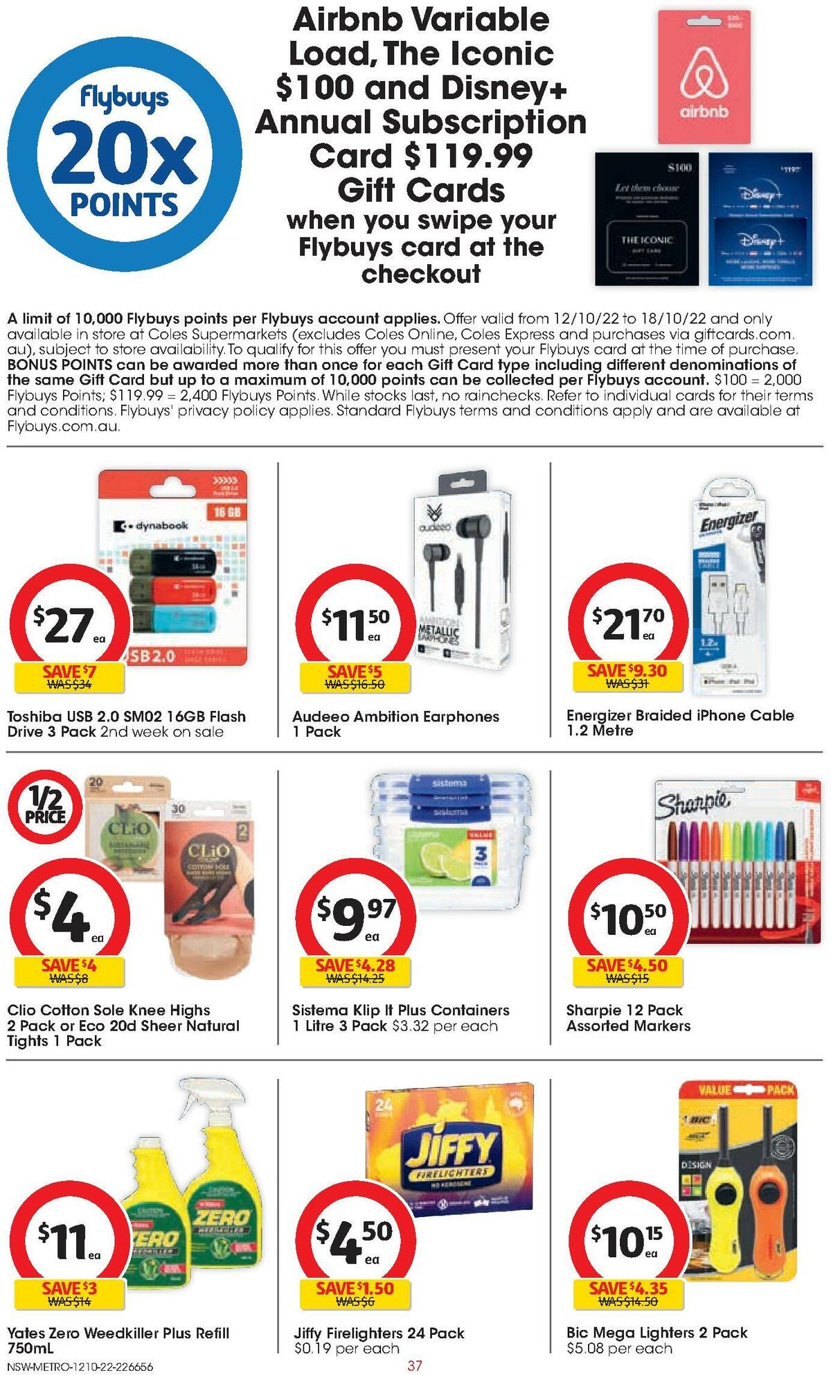 Coles Catalogues from 12 October