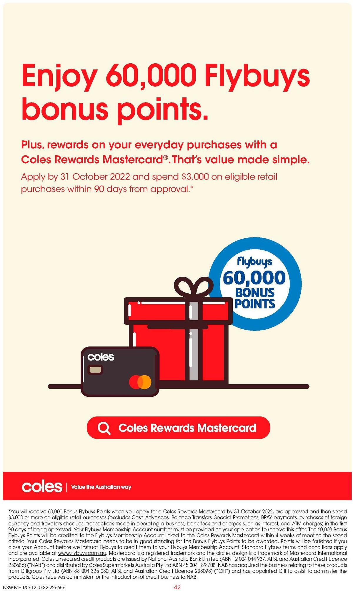 Coles Catalogues from 12 October