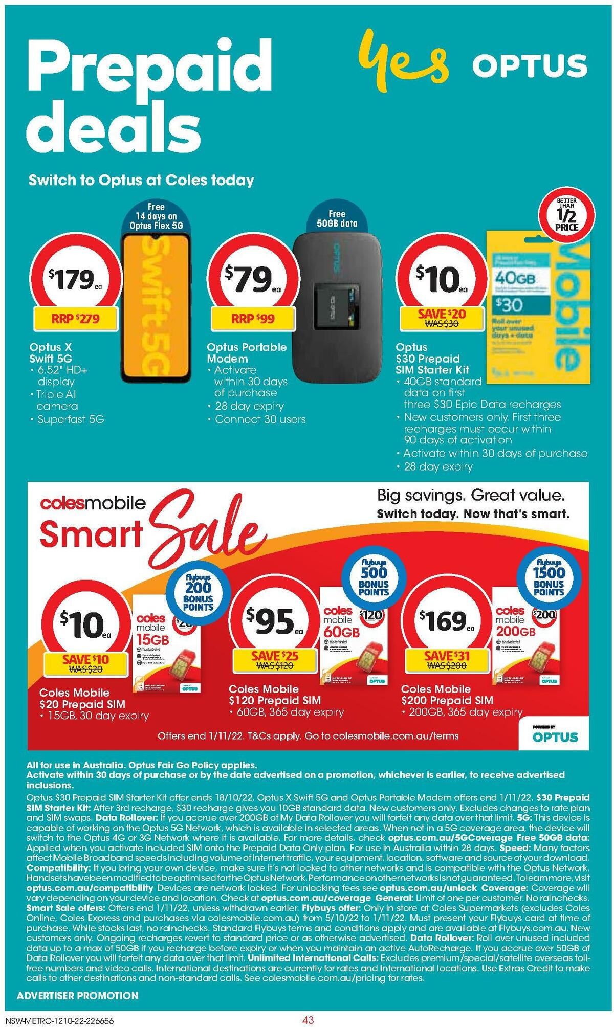 Coles Catalogues from 12 October