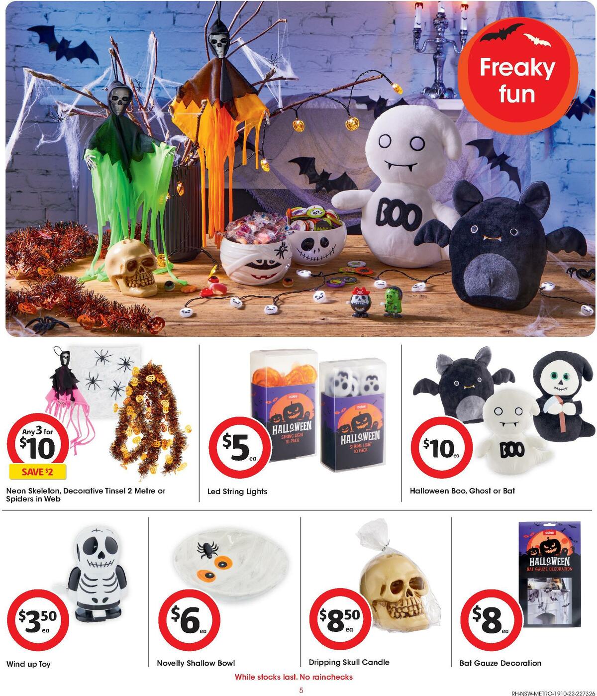 Coles Halloween Catalogues from 19 October
