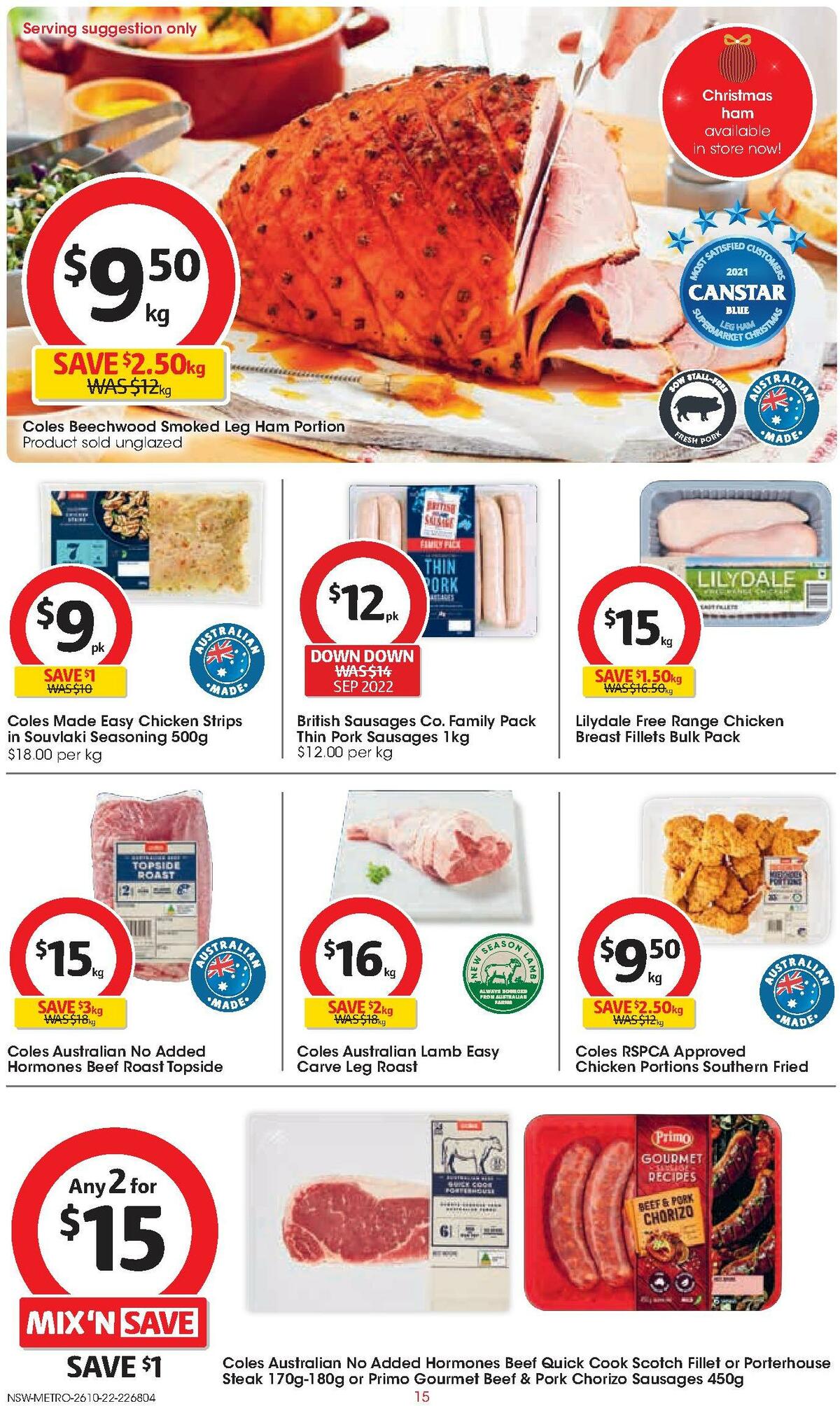 Coles Catalogues from 26 October