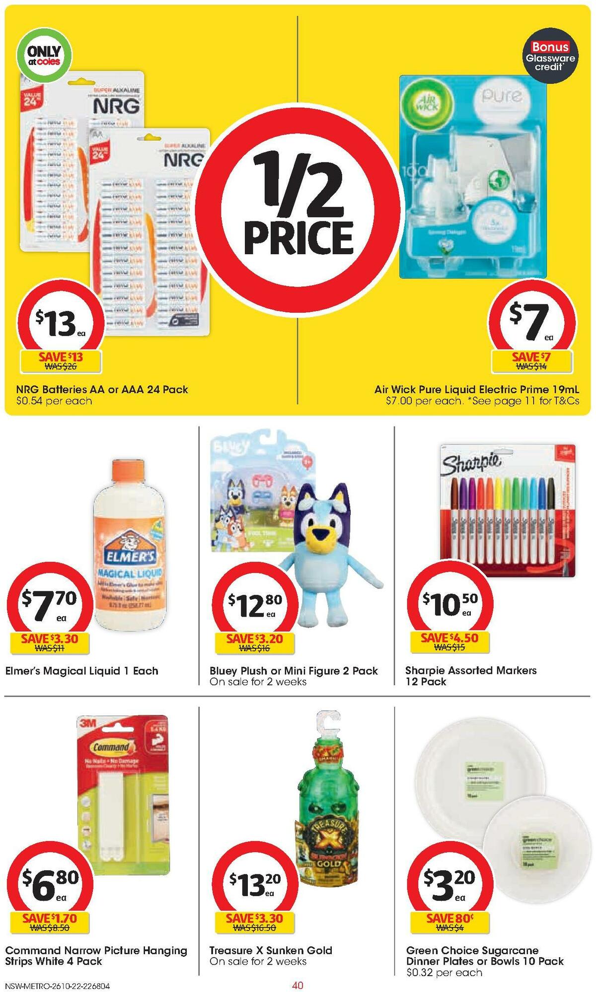 Coles Catalogues from 26 October