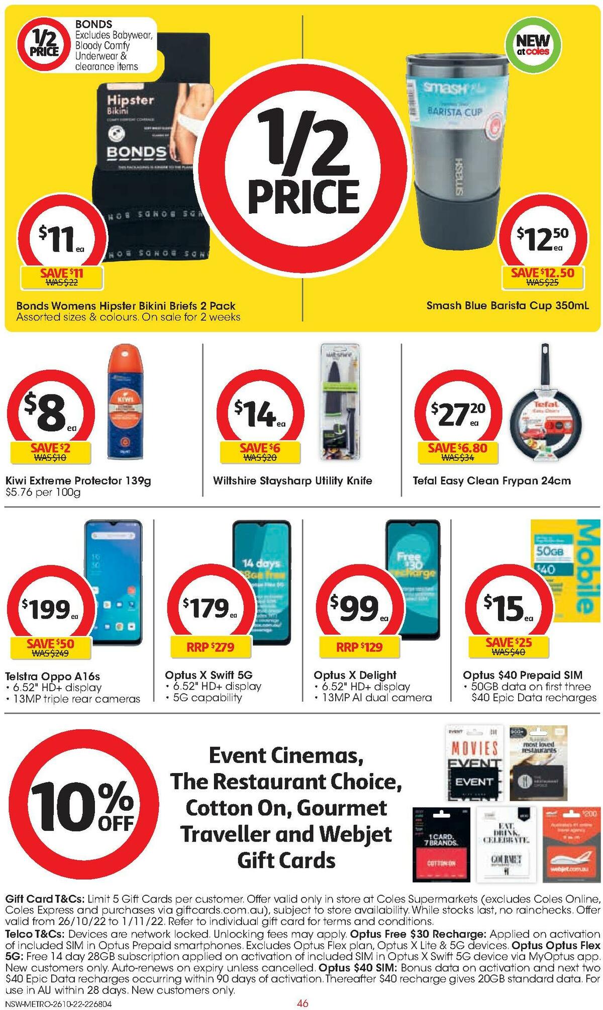 Coles Catalogues from 26 October