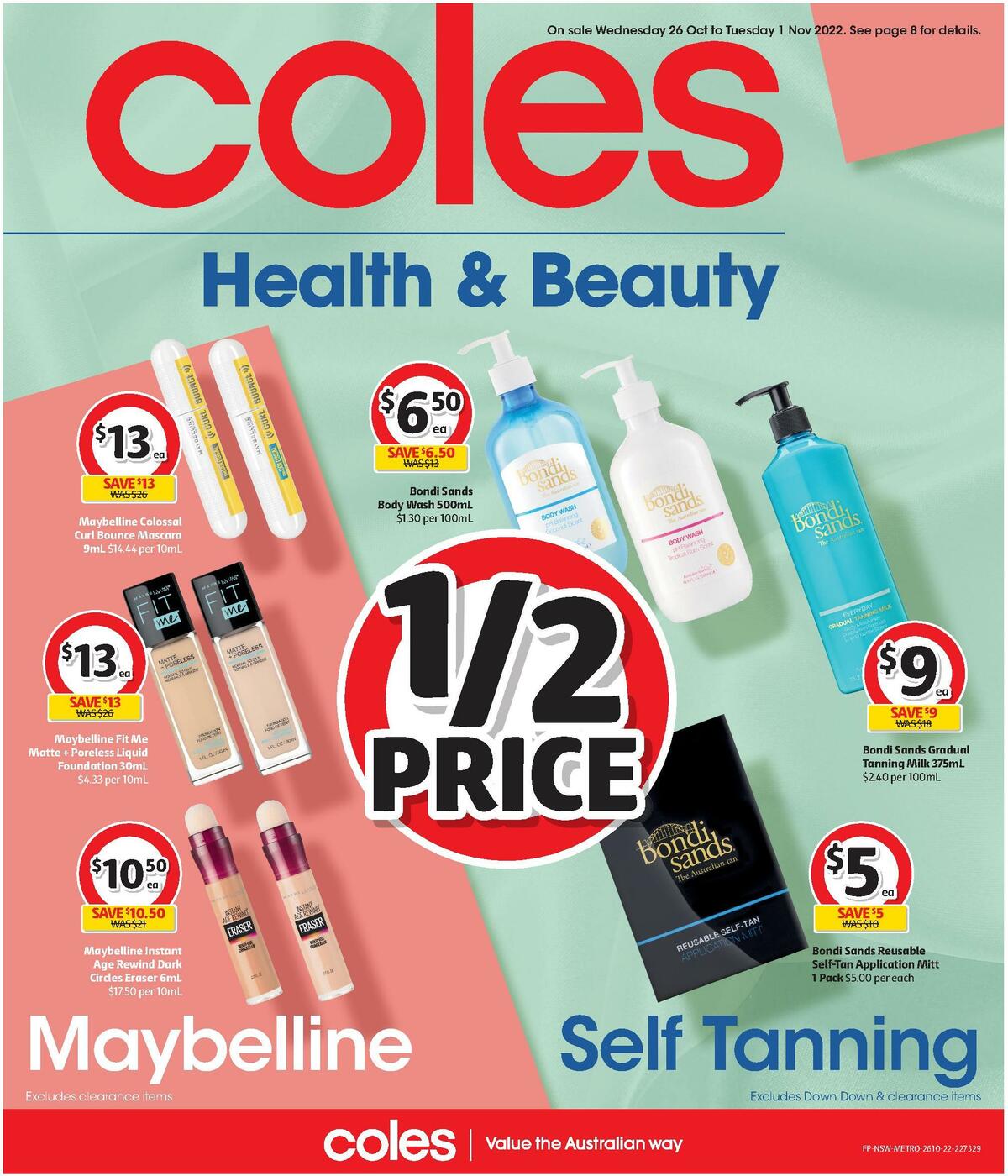 Coles Health & Beauty Catalogues from 26 October