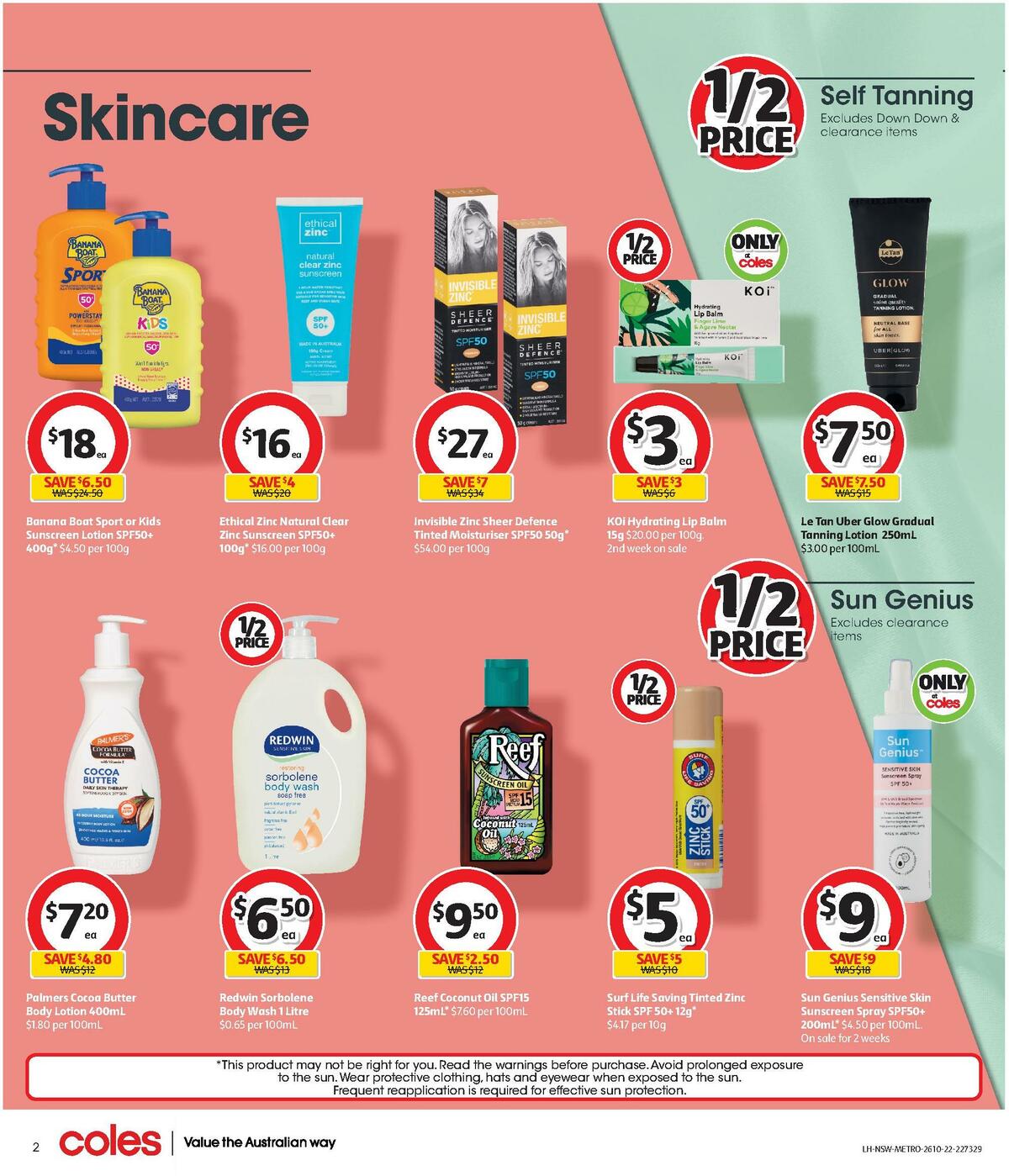 Coles Health & Beauty Catalogues from 26 October