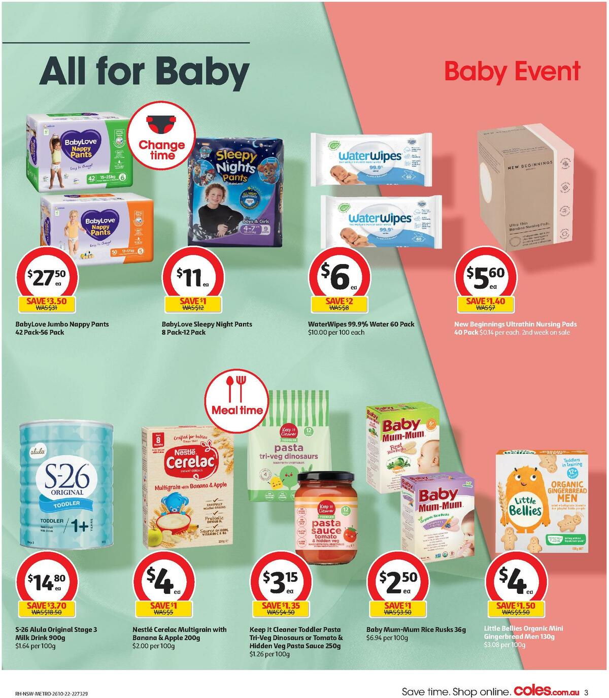 Coles Health & Beauty Catalogues from 26 October