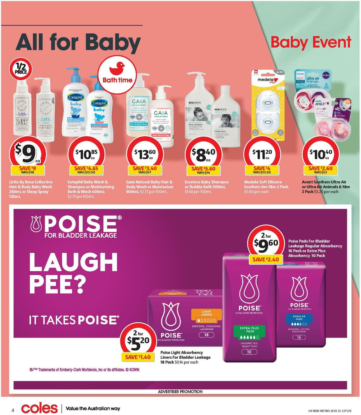 Coles Health & Beauty Catalogues from 26 October