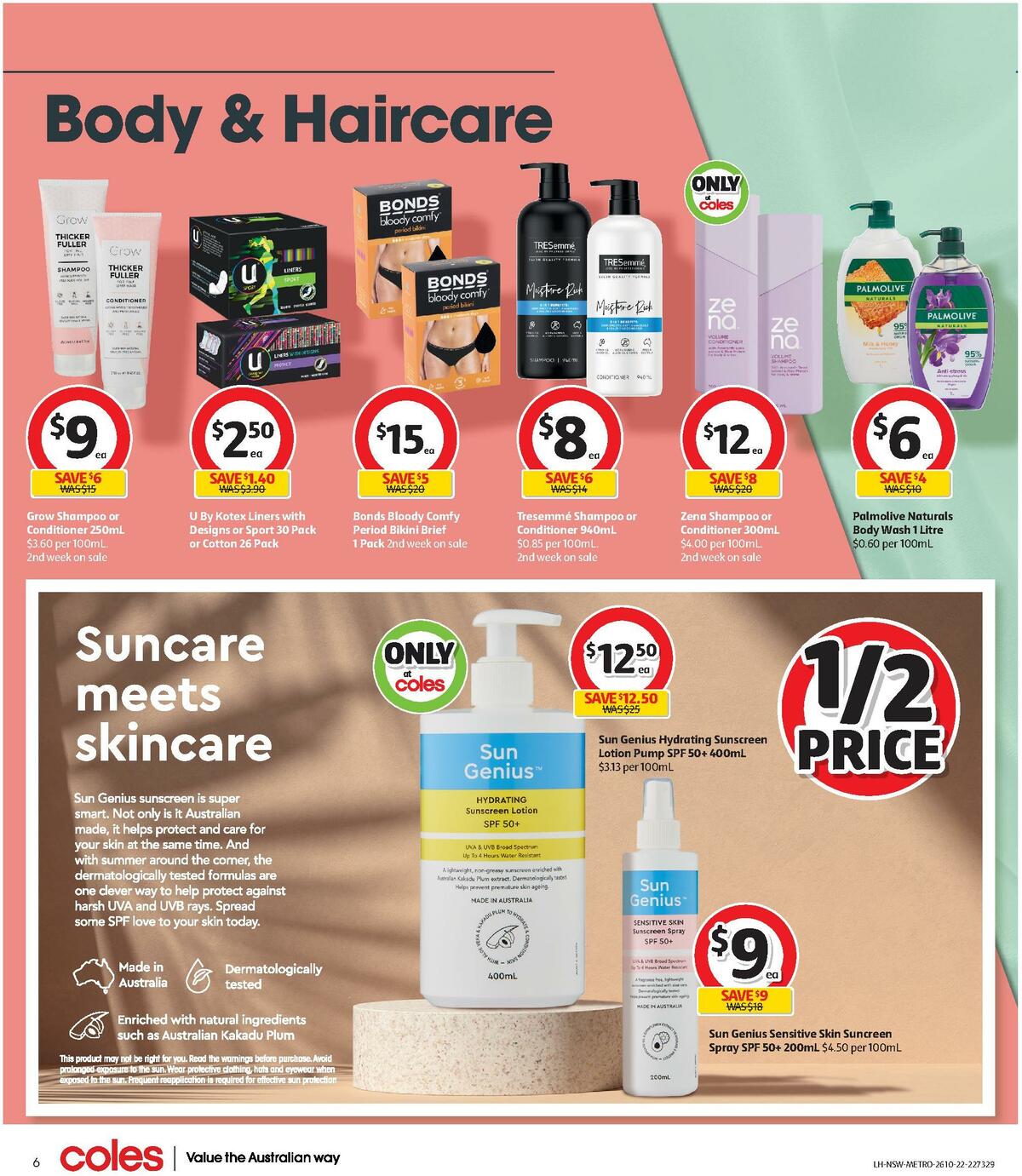 Coles Health & Beauty Catalogues from 26 October