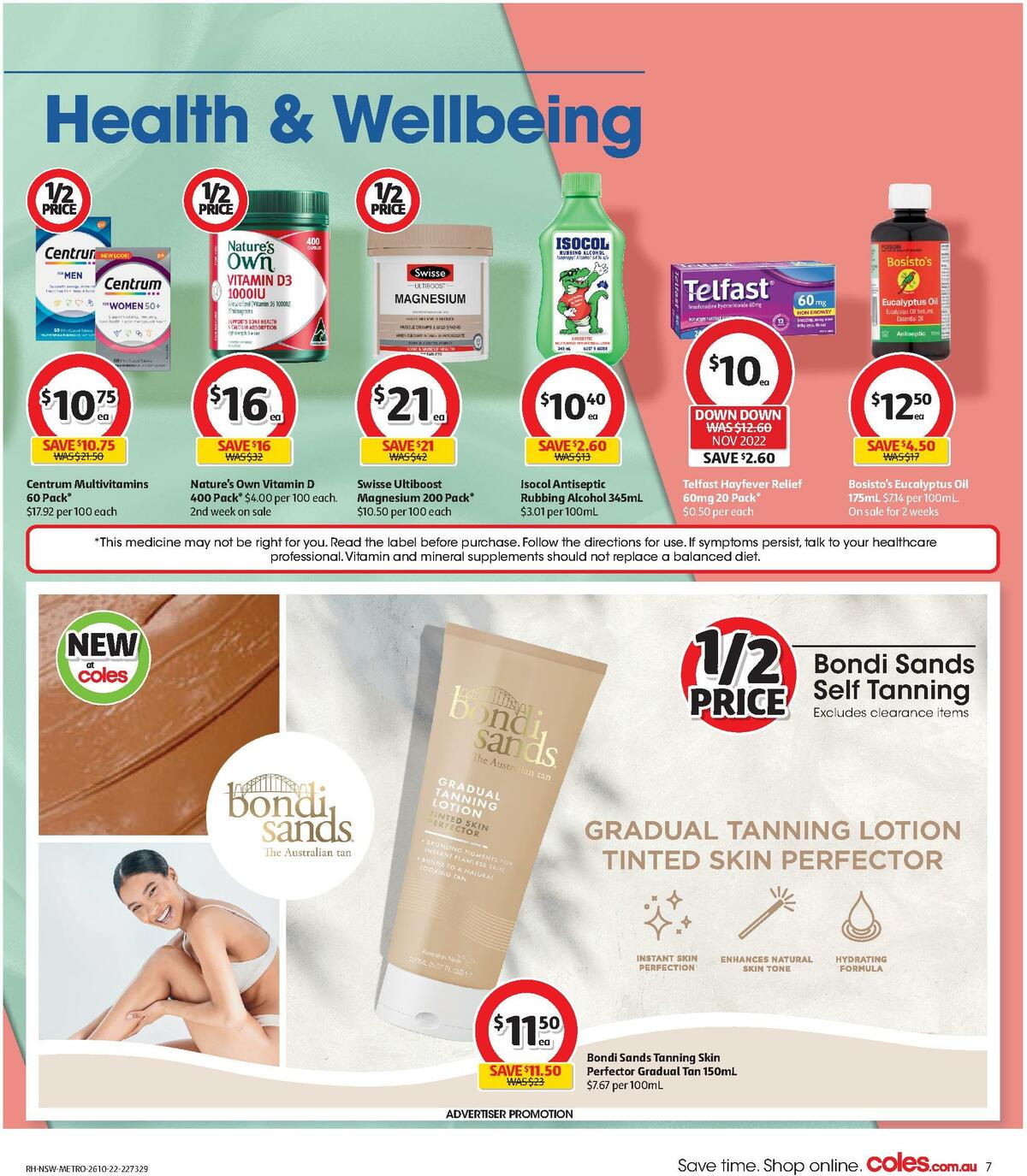 Coles Health & Beauty Catalogues from 26 October