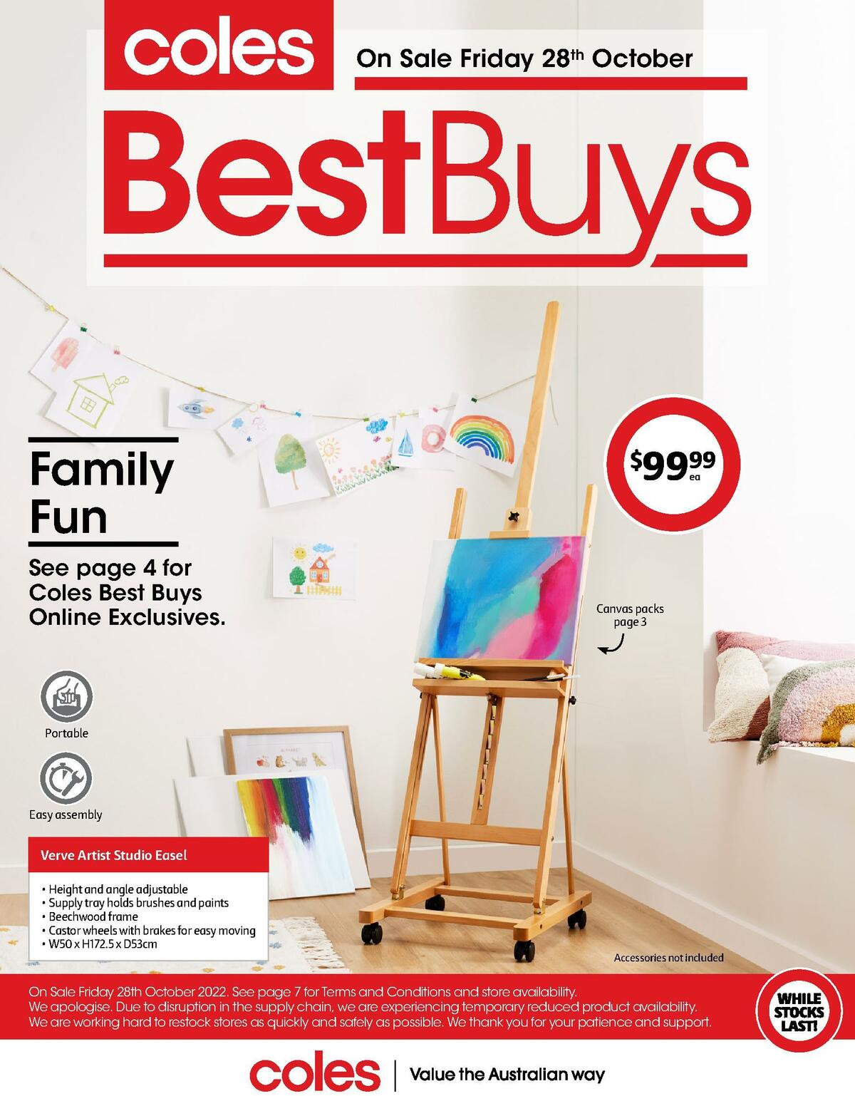 Coles Best Buys - Family Fun Catalogues from 28 October