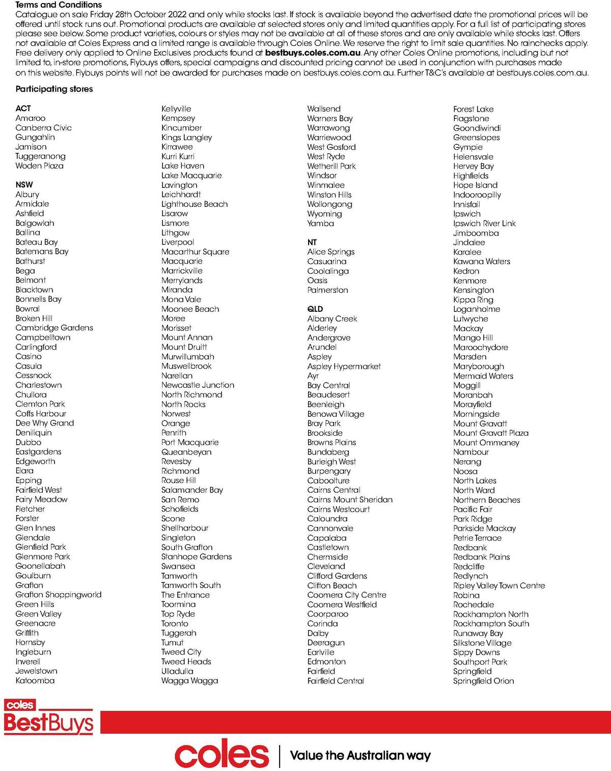 Coles Best Buys - Family Fun Catalogues from 28 October