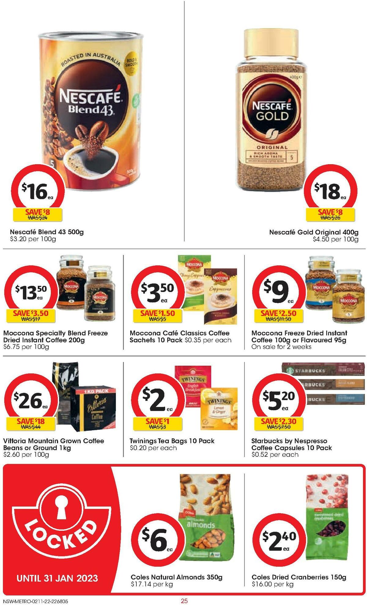 Coles Catalogues from 2 November
