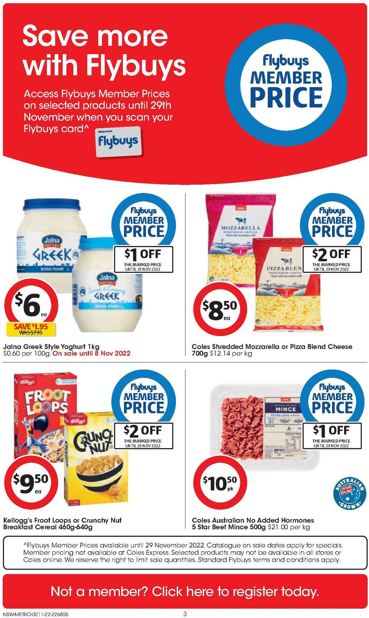Coles Catalogues from 2 November