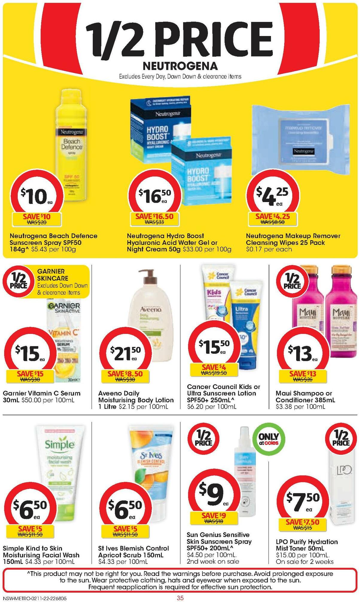 Coles Catalogues from 2 November