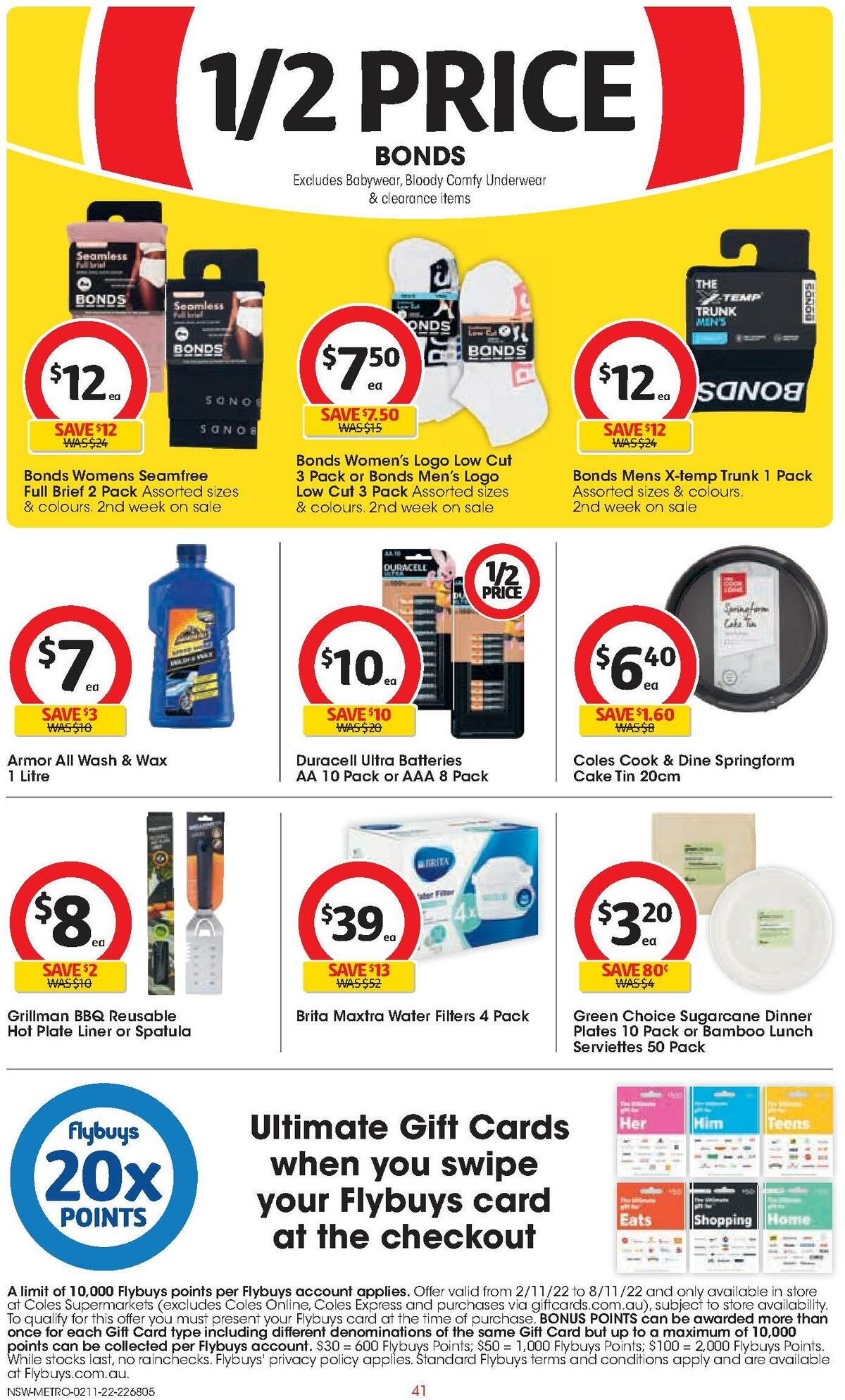Coles Catalogues from 2 November