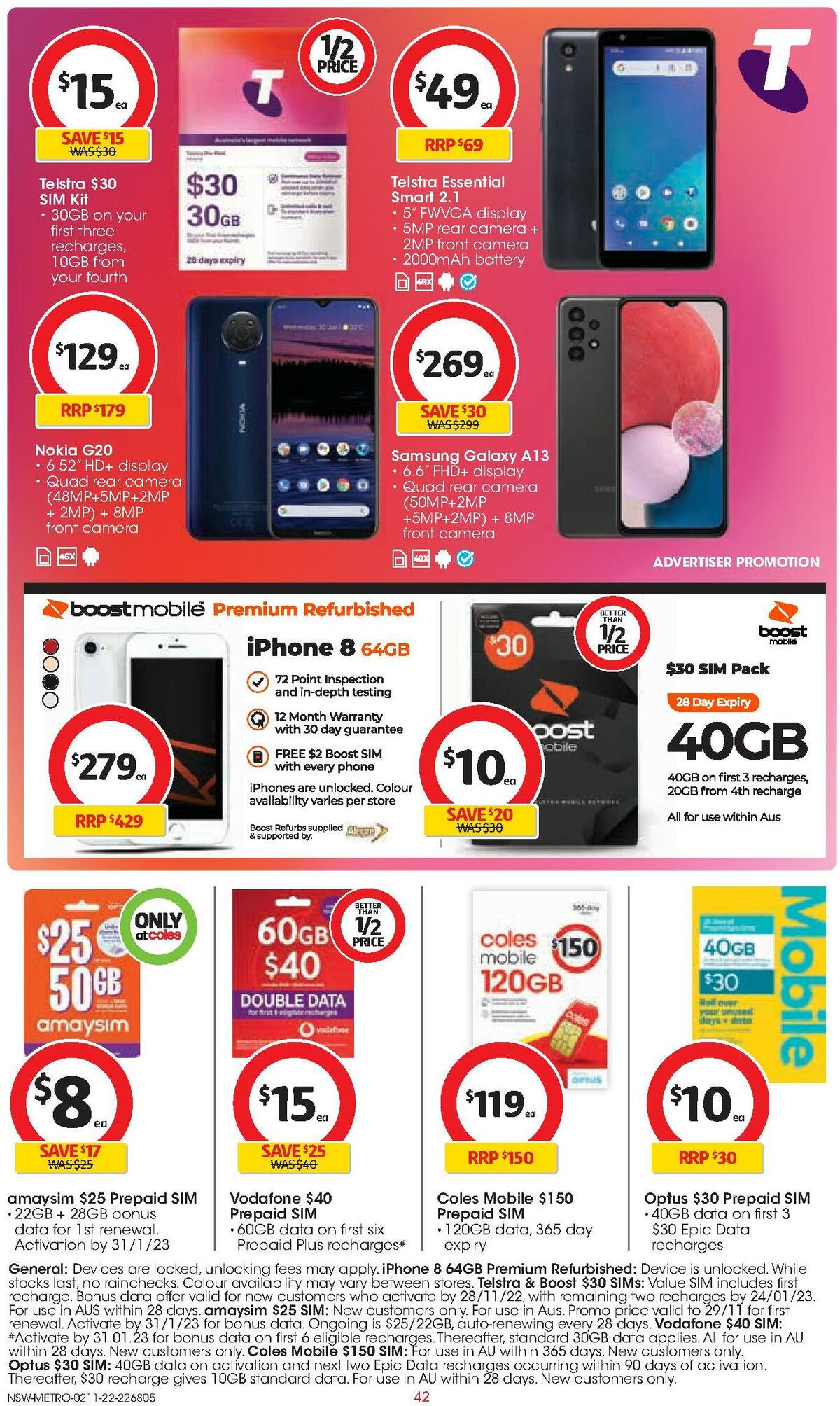 Coles Catalogues from 2 November