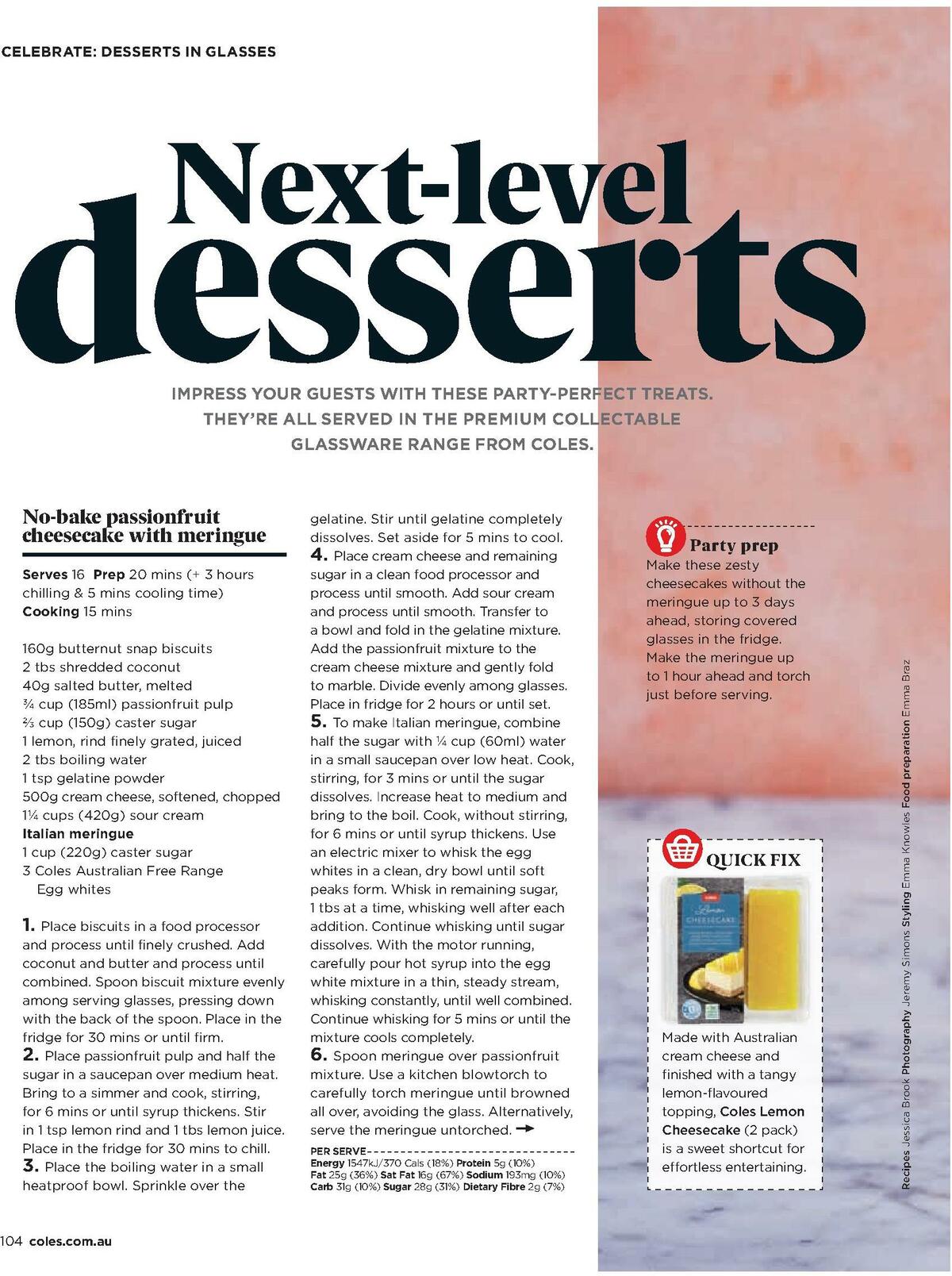 Coles Magazine November Catalogues from 1 November