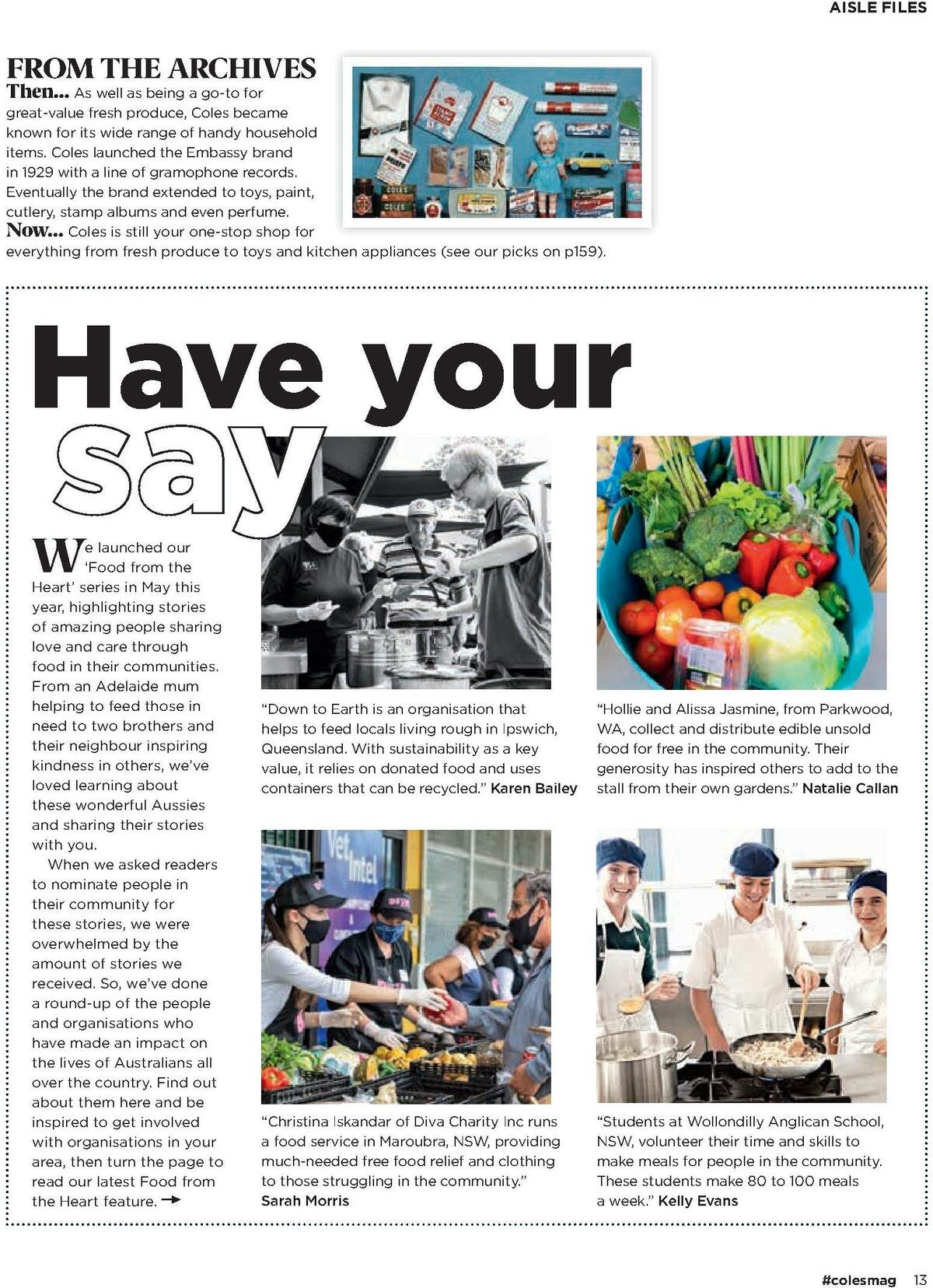 Coles Magazine November Catalogues from 1 November