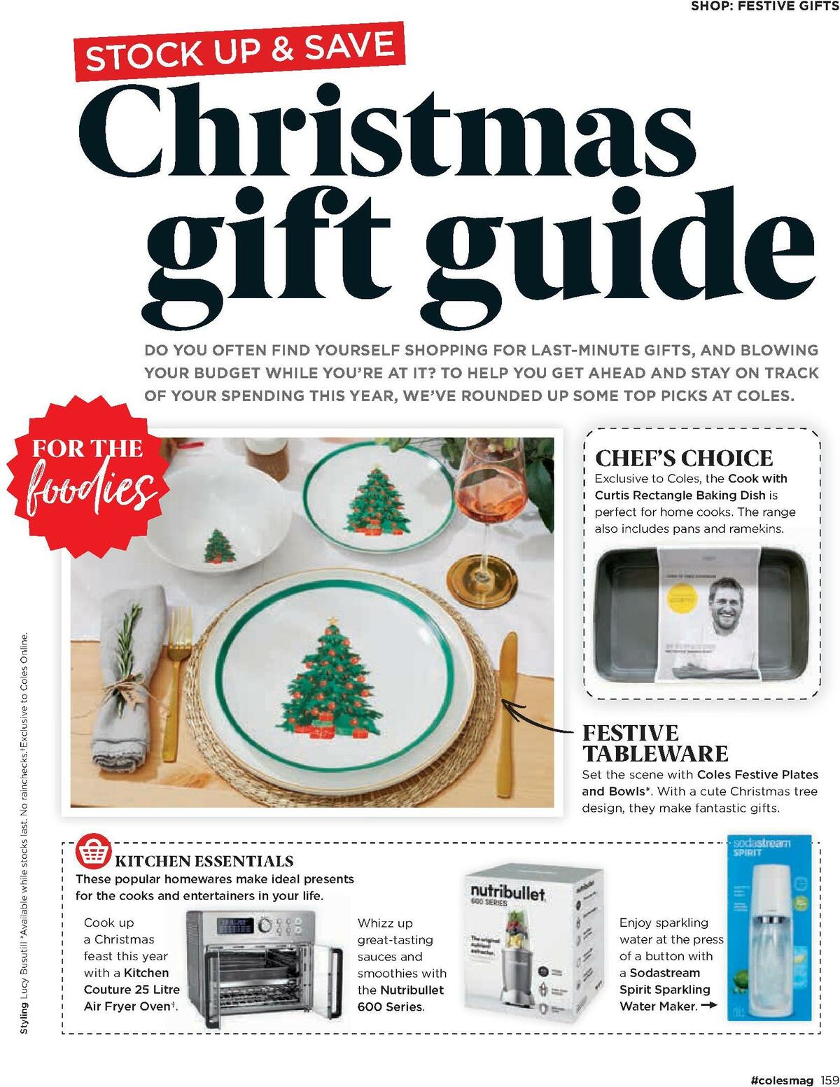 Coles Magazine November Catalogues from 1 November