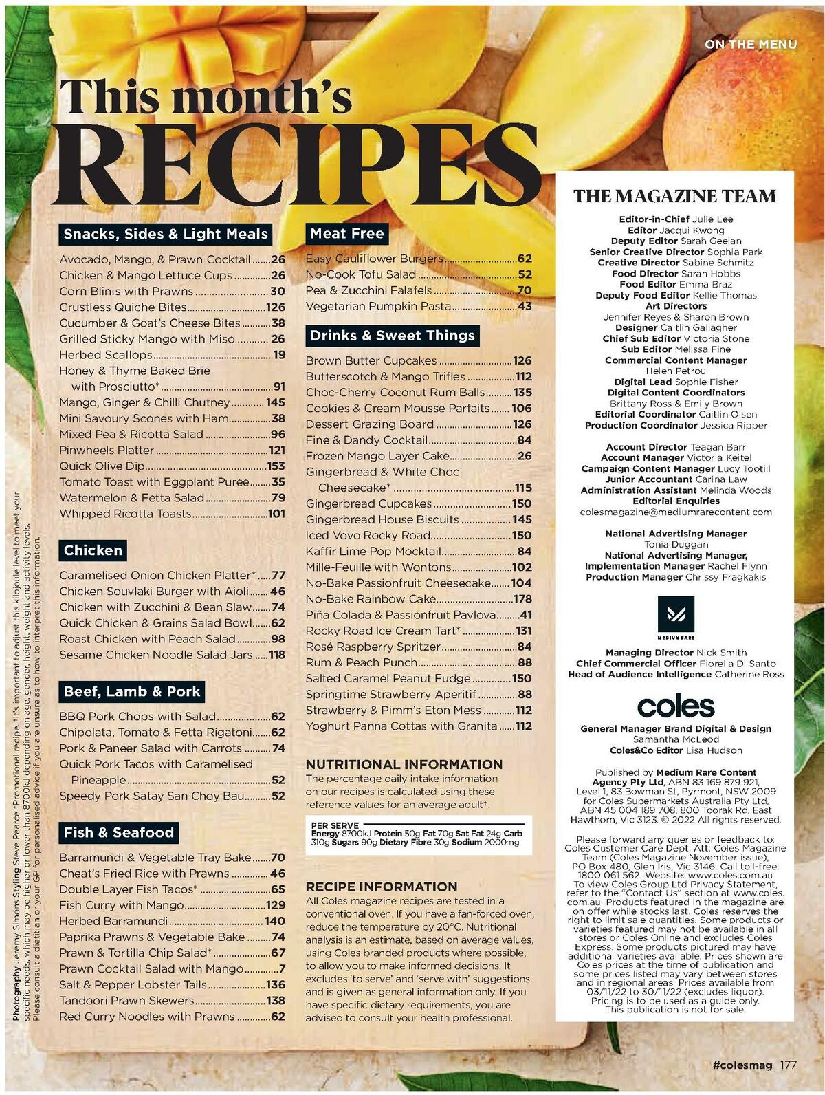 Coles Magazine November Catalogues from 1 November