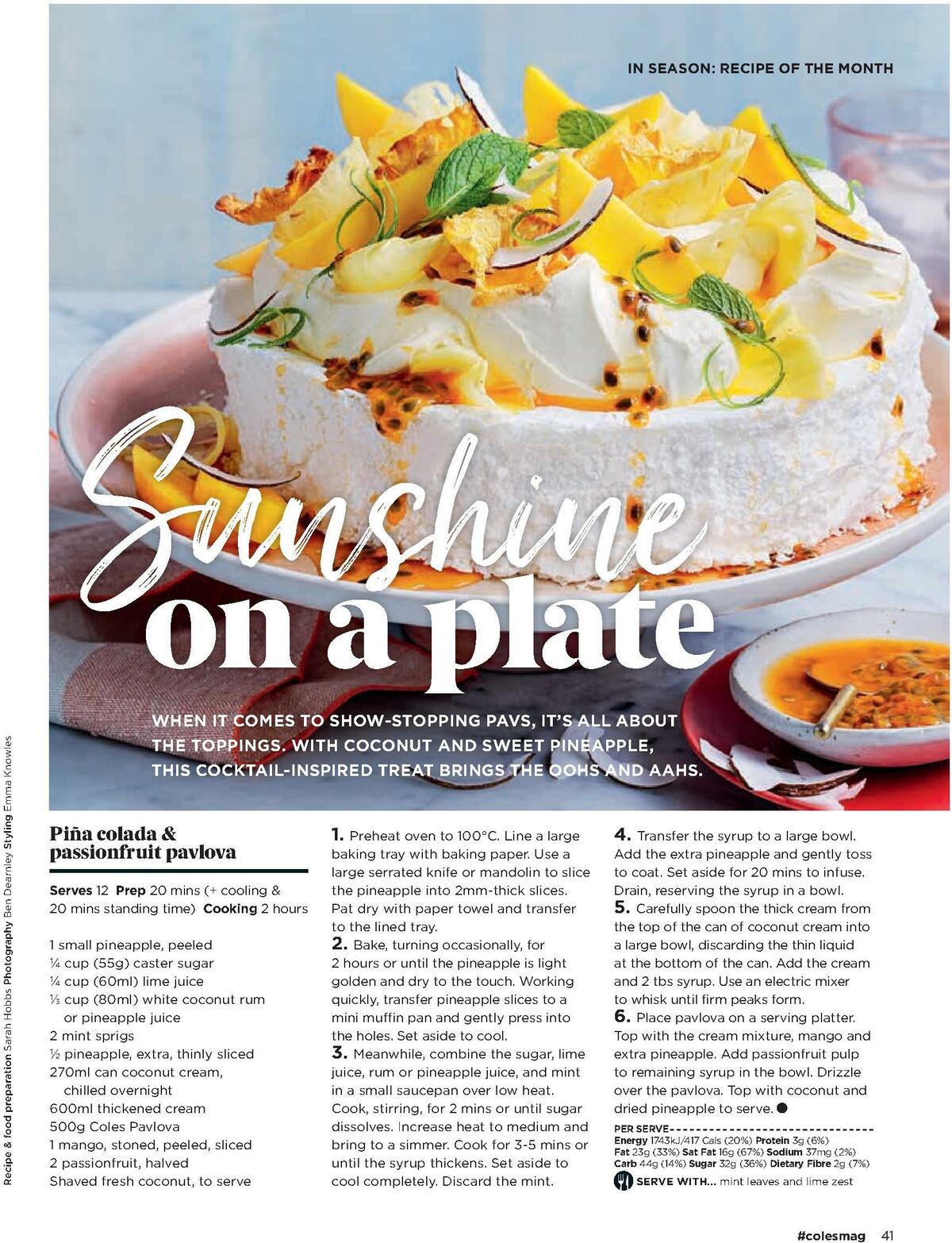 Coles Magazine November Catalogues from 1 November