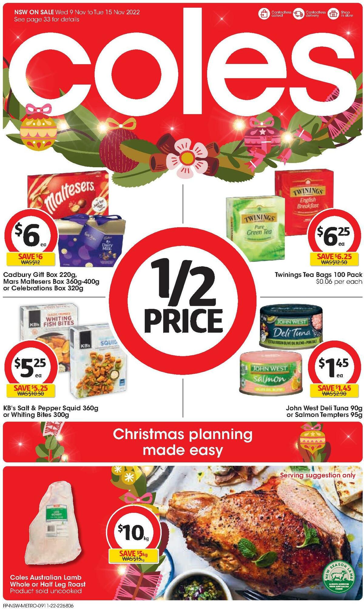 Coles Catalogues from 9 November