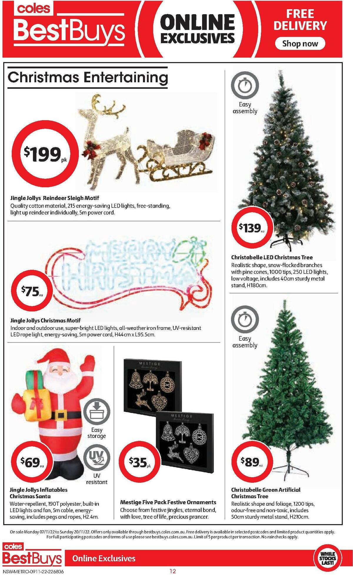 Coles Catalogues from 9 November