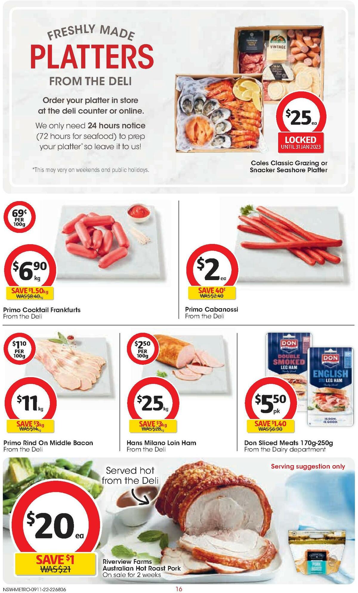Coles Catalogues from 9 November