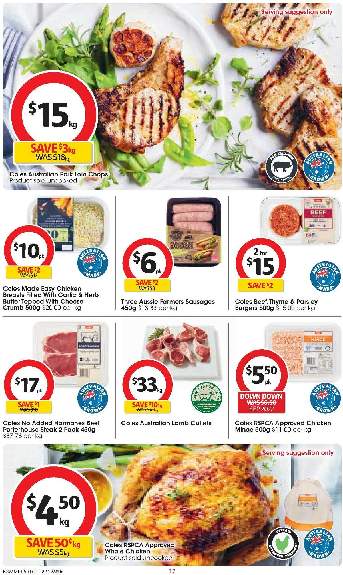 Coles Catalogues from 9 November