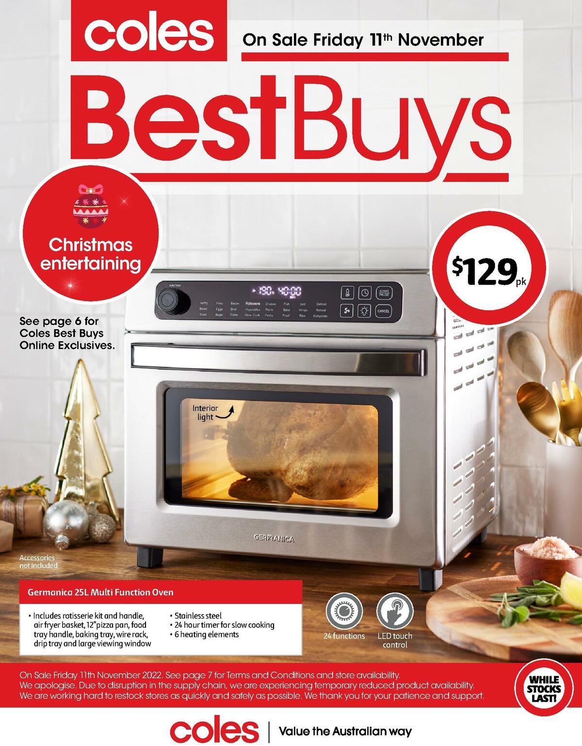 Coles Best Buys - Christmas Entertaining Catalogues from 11 November