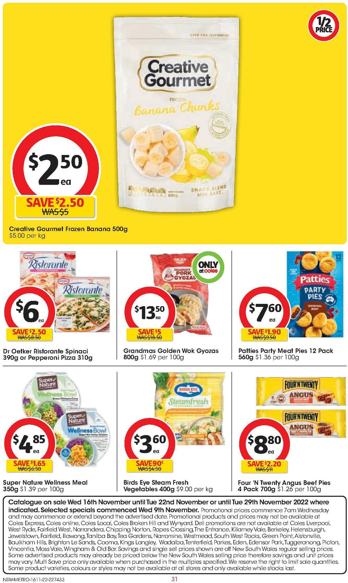 Coles Catalogues from 16 November
