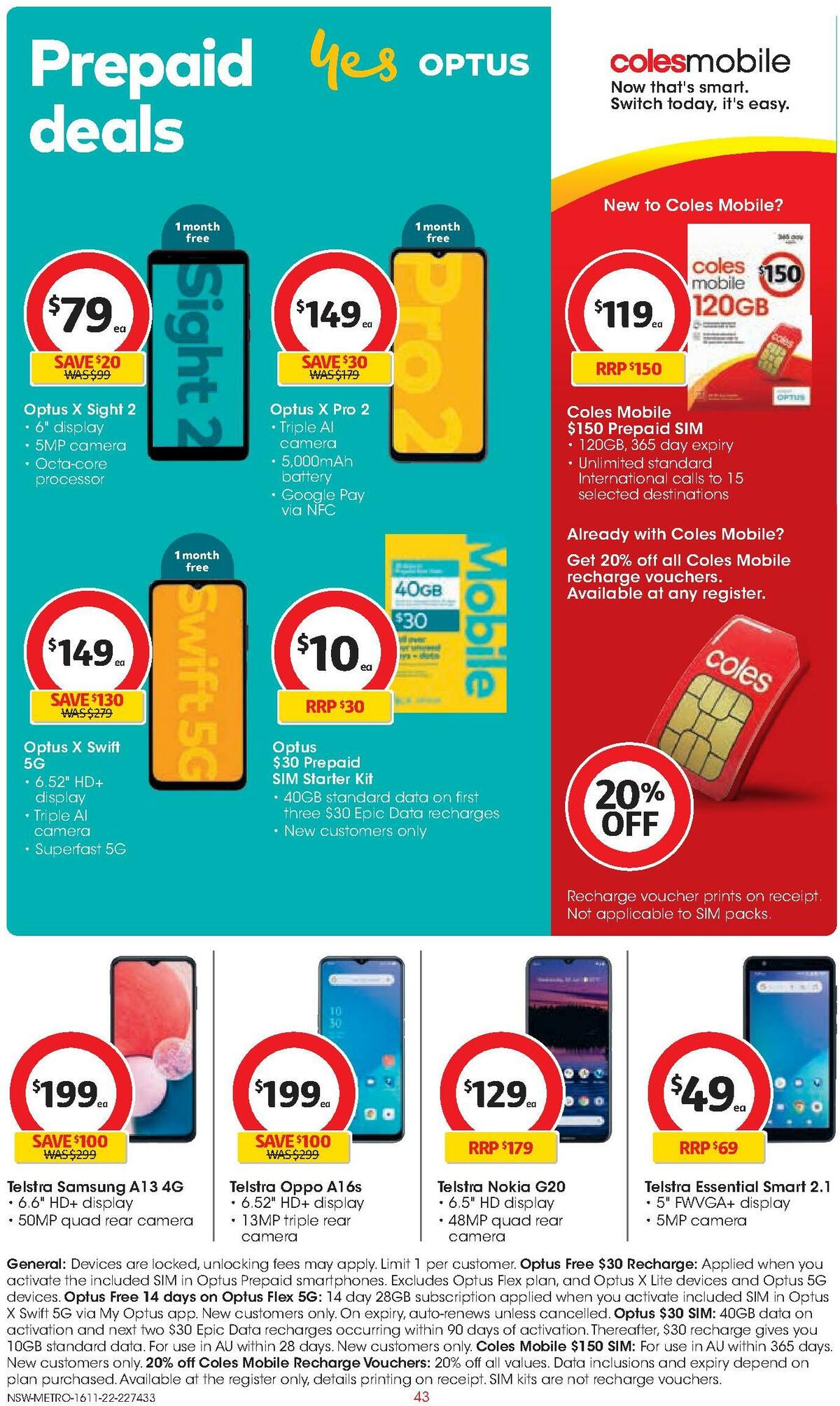 Coles Catalogues from 16 November