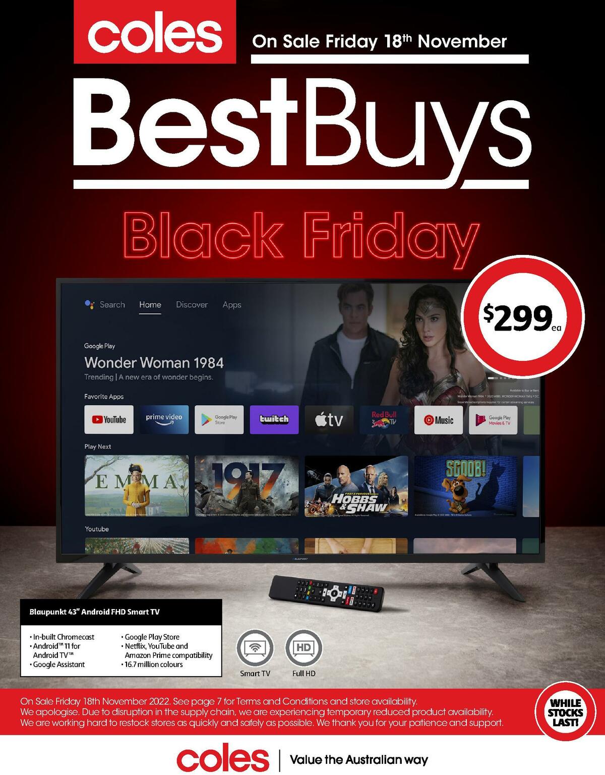 Coles Best Buys - Black Friday Catalogues from 18 November
